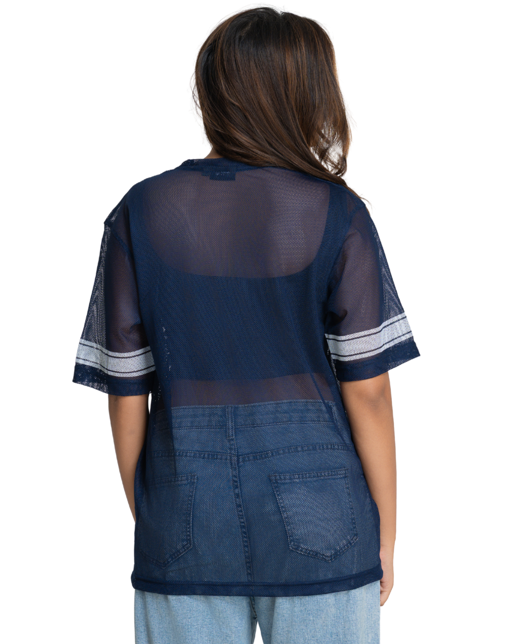 Kiki Mesh Jersey - Space Blue