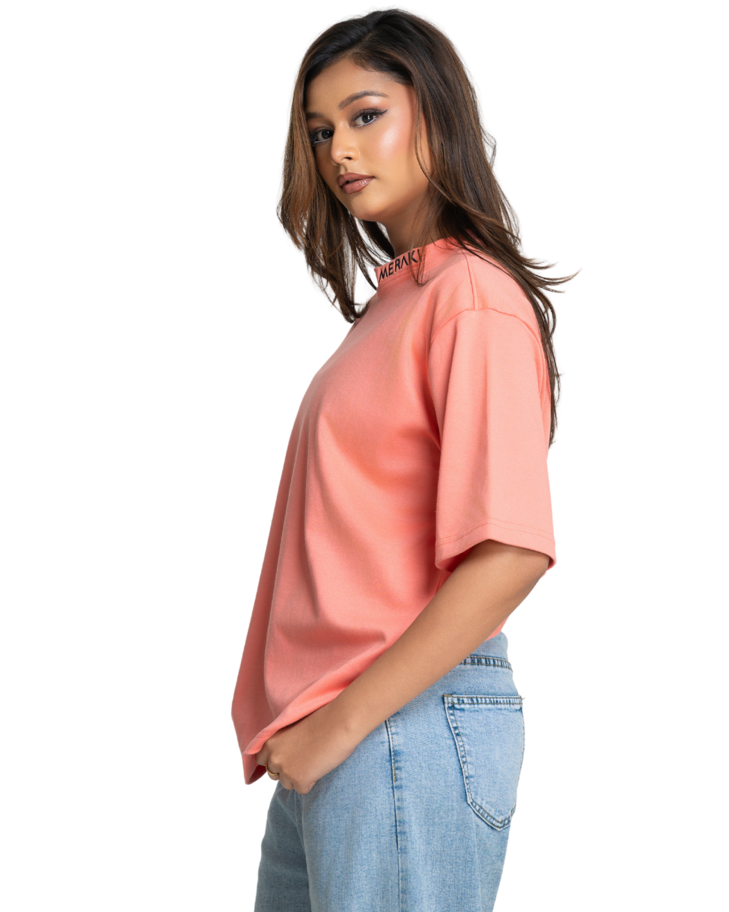 Unisex Core Oversize Tee - Peach