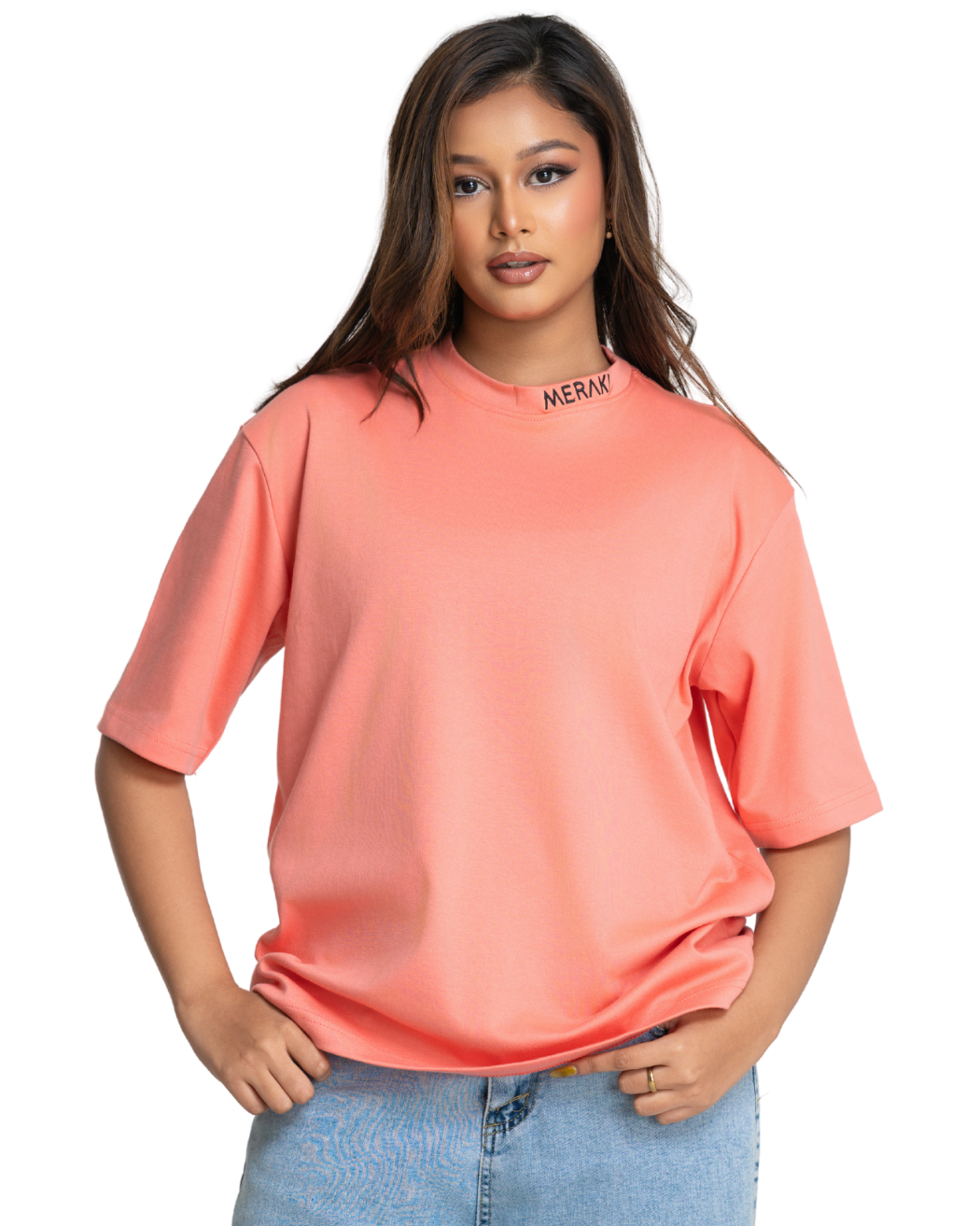 Unisex Core Oversize Tee - Peach
