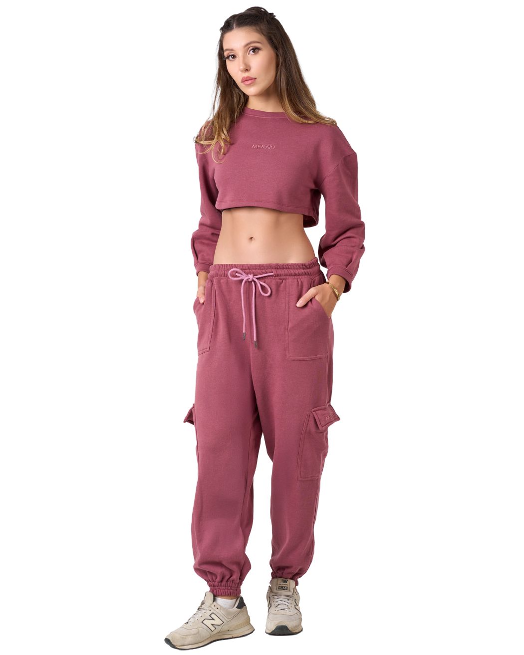 Shelyn Cargo Jogger - Rosewood