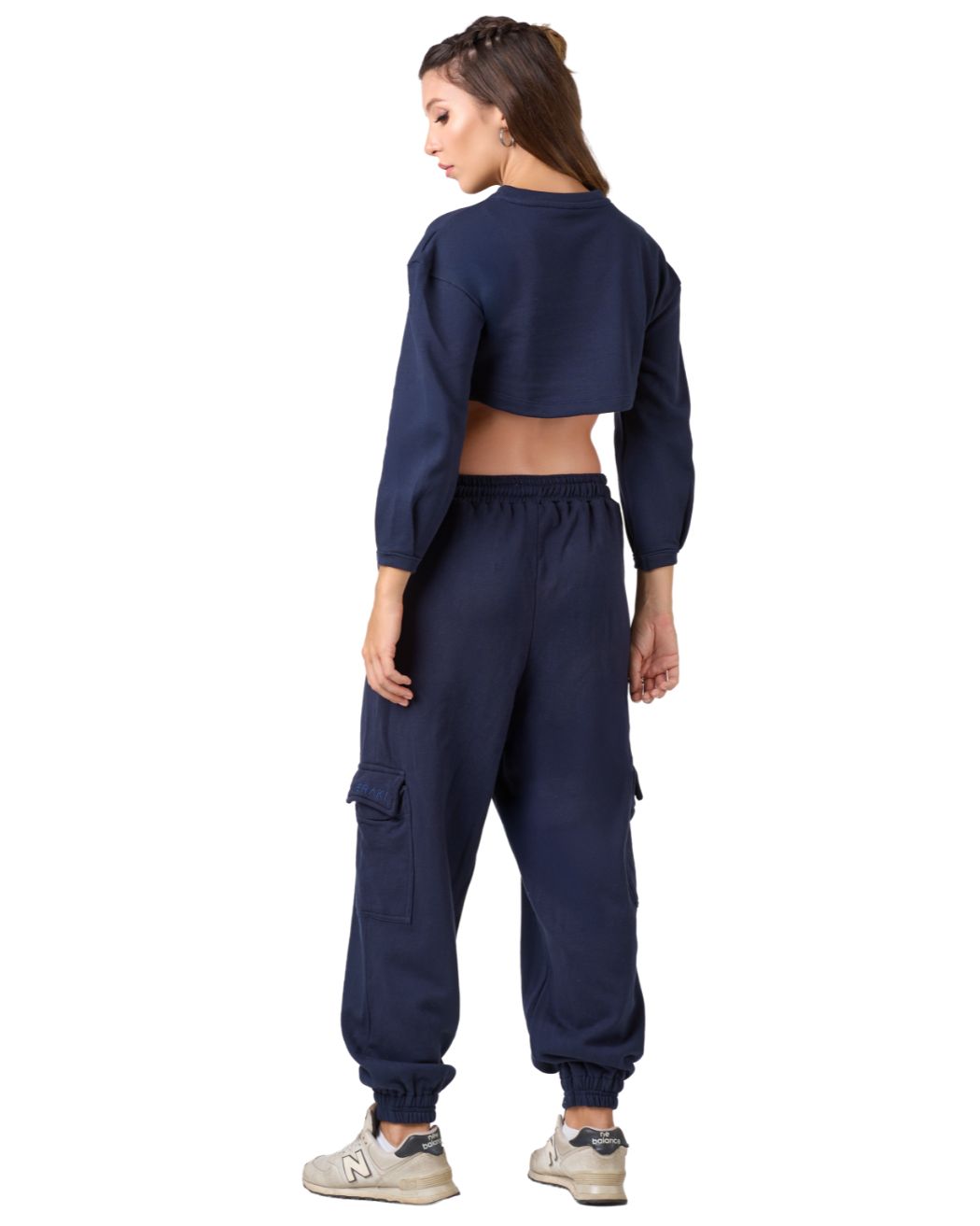 Shelyn Cargo Jogger - Midnight Blue