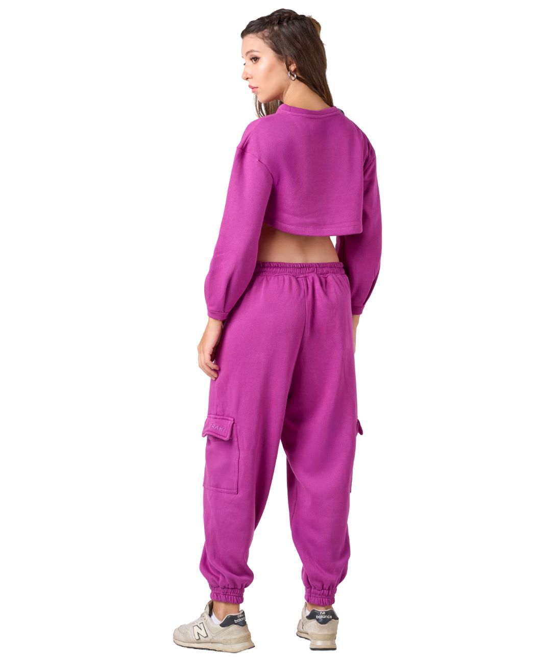 Shelyn Cargo Jogger - Magenta