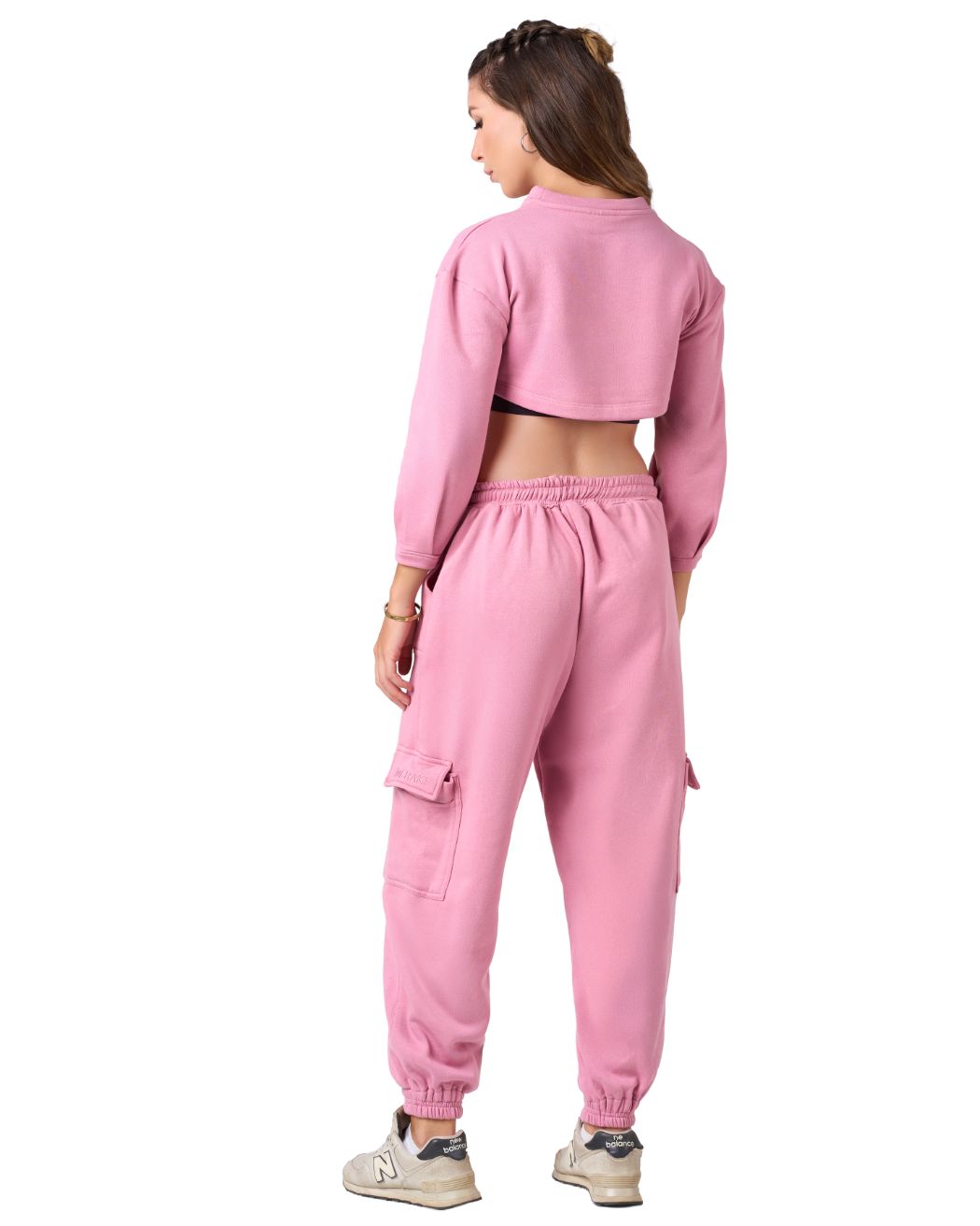 Shelyn Cargo Jogger - Mauve