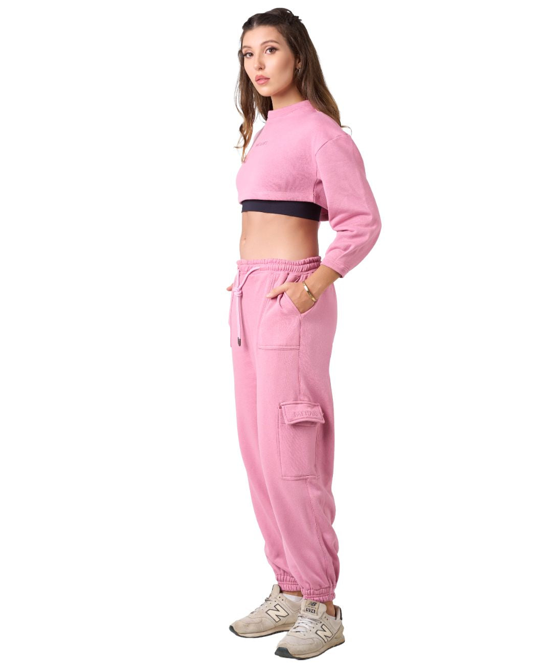 Shelyn Cargo Jogger - Mauve