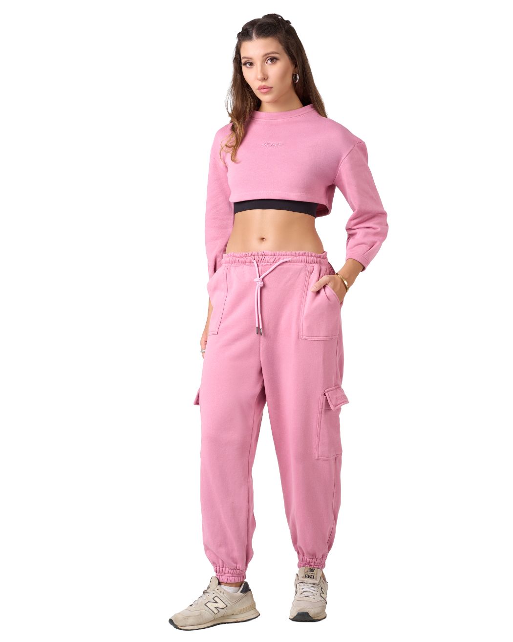 Shelyn Cargo Jogger - Mauve