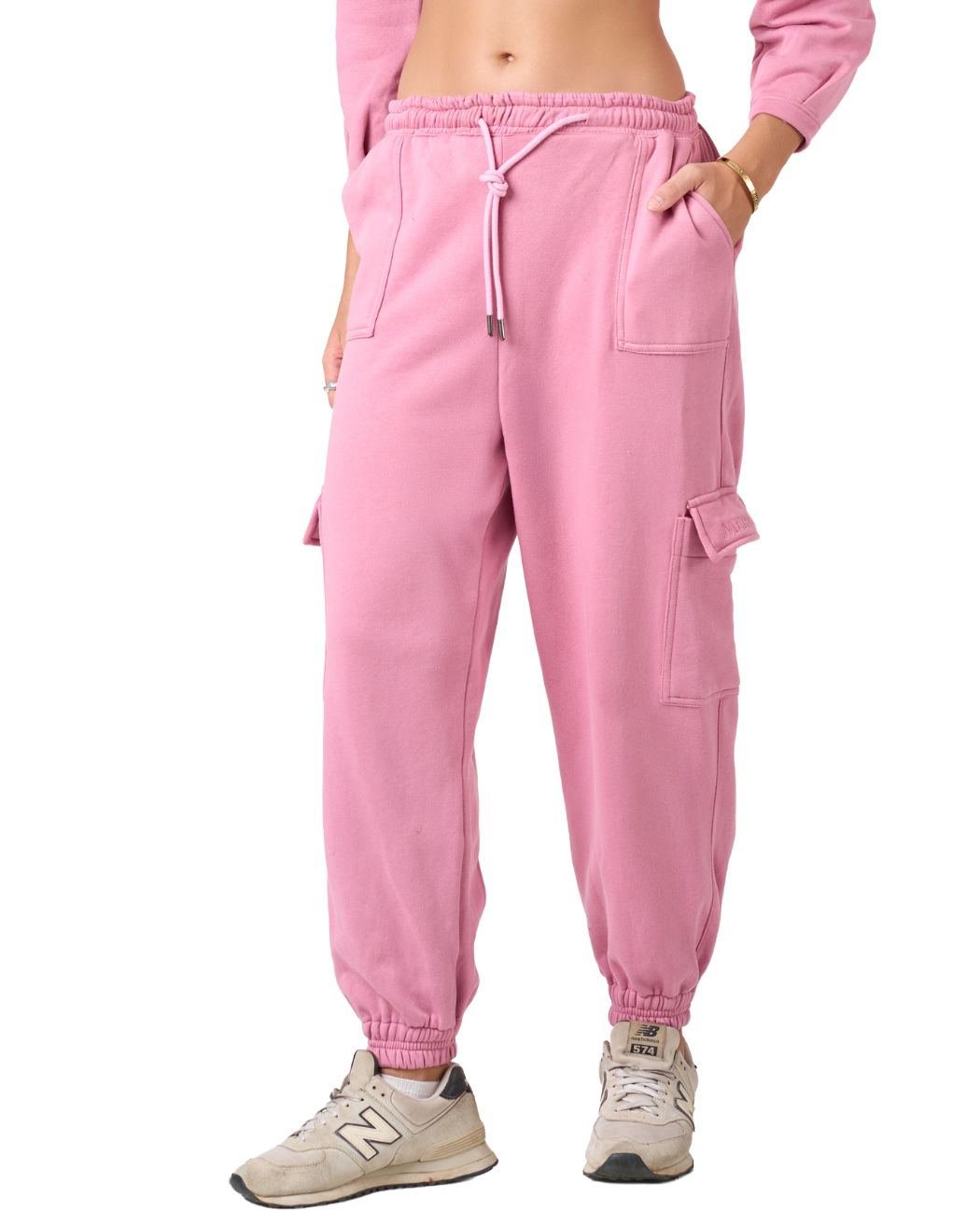 Shelyn Cargo Jogger - Mauve