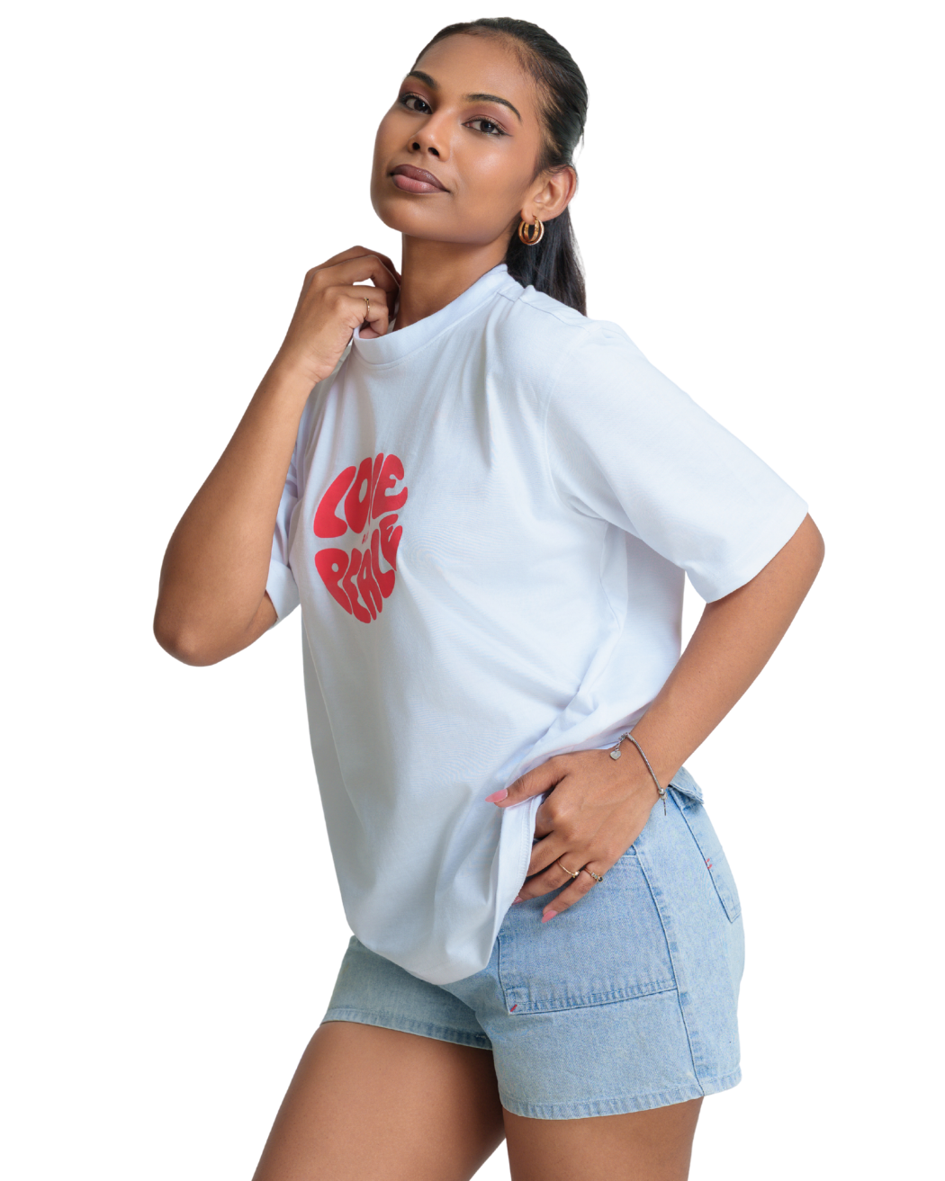 Haven Oversized Tee - Daisy