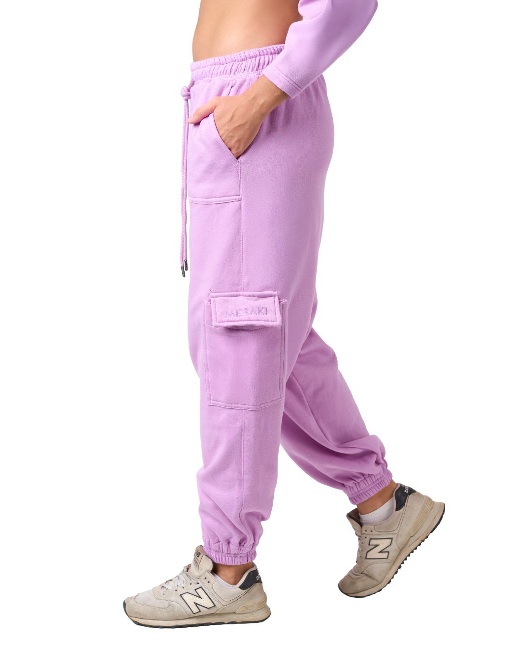 Shelyn Cargo Jogger - Fuschia