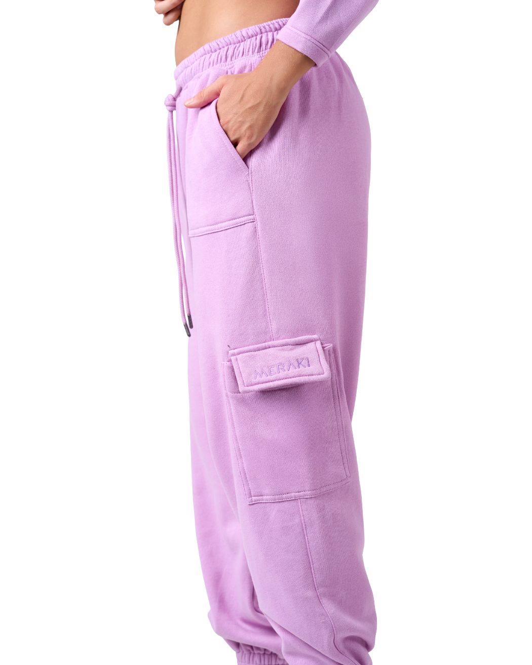 Shelyn Cargo Jogger - Fuschia