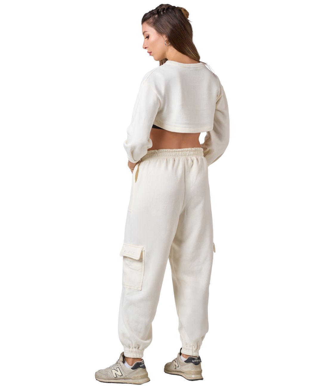 Shelyn Cargo Jogger - Ivory
