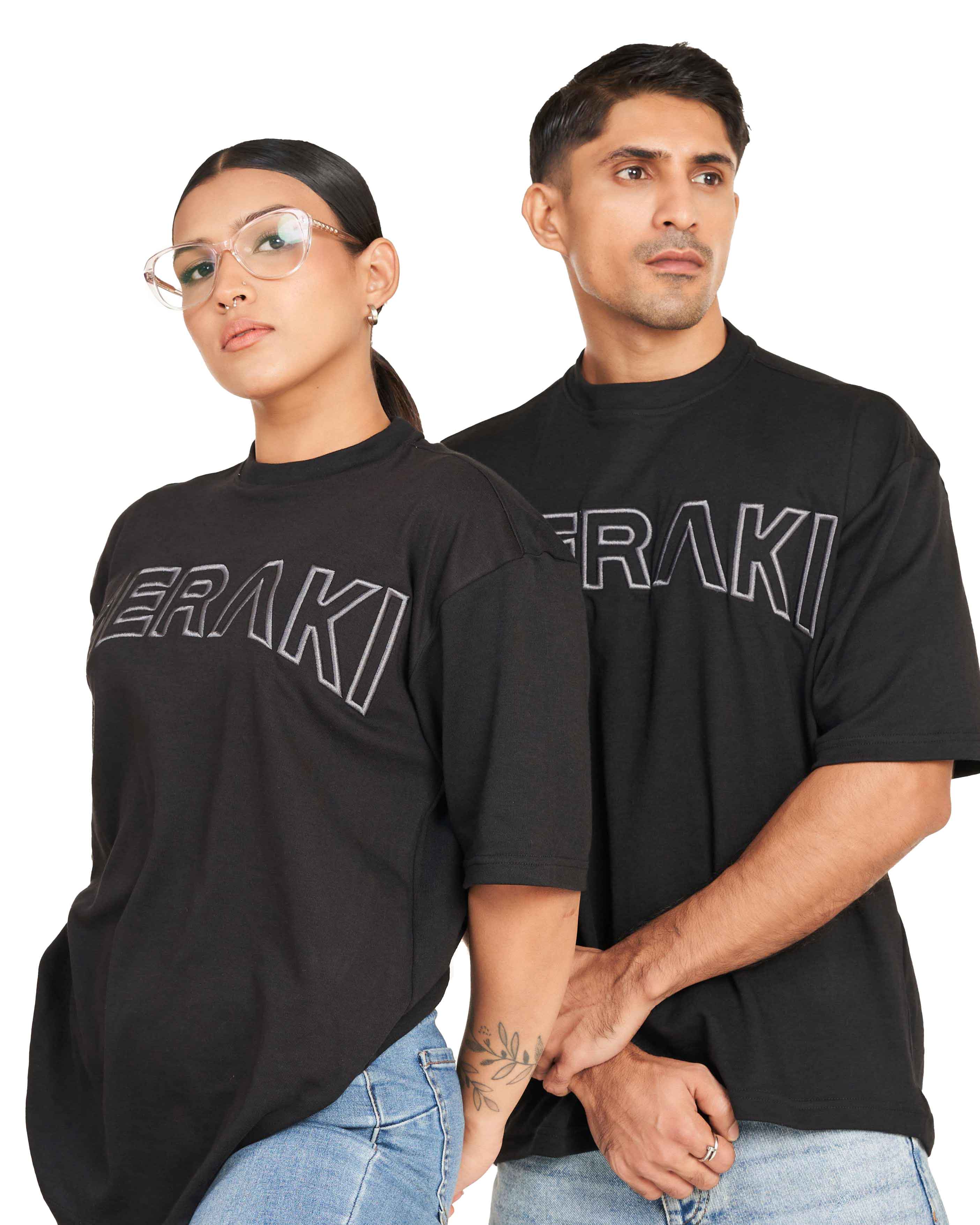 Unisex Warrior Oversize Tee - Charcoal