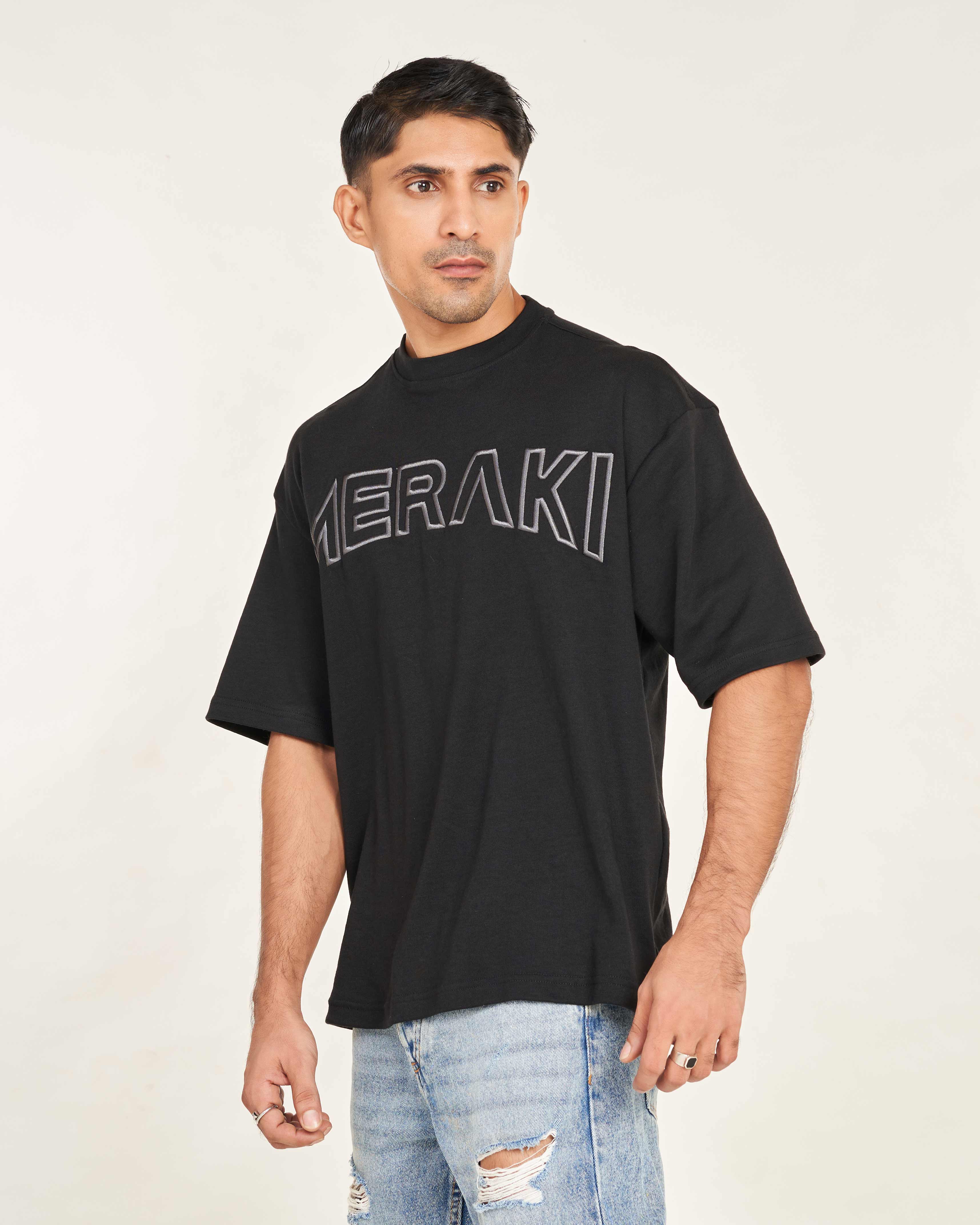 Unisex Warrior Oversize Tee - Charcoal