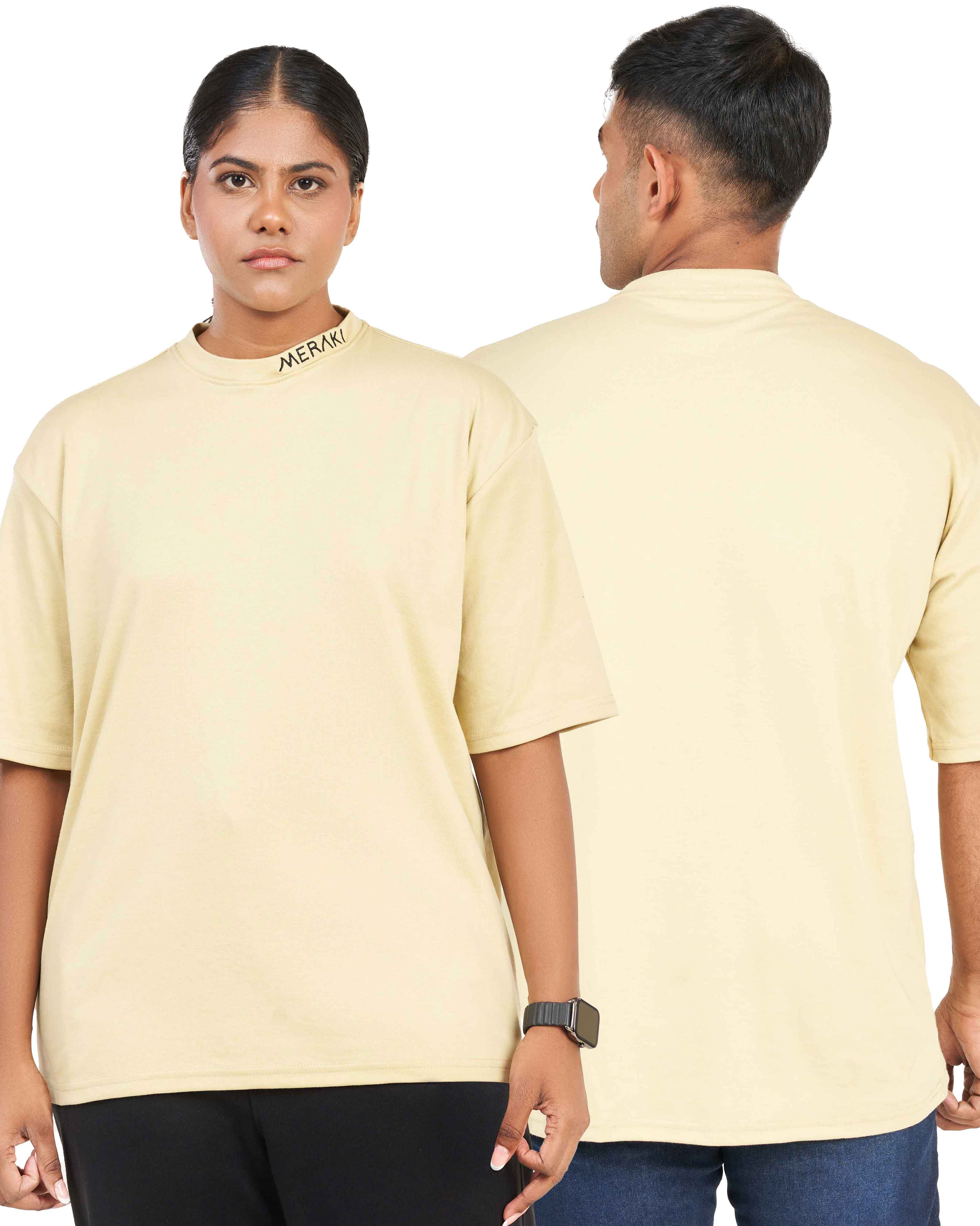 Unisex Core Oversize Tee - Flax