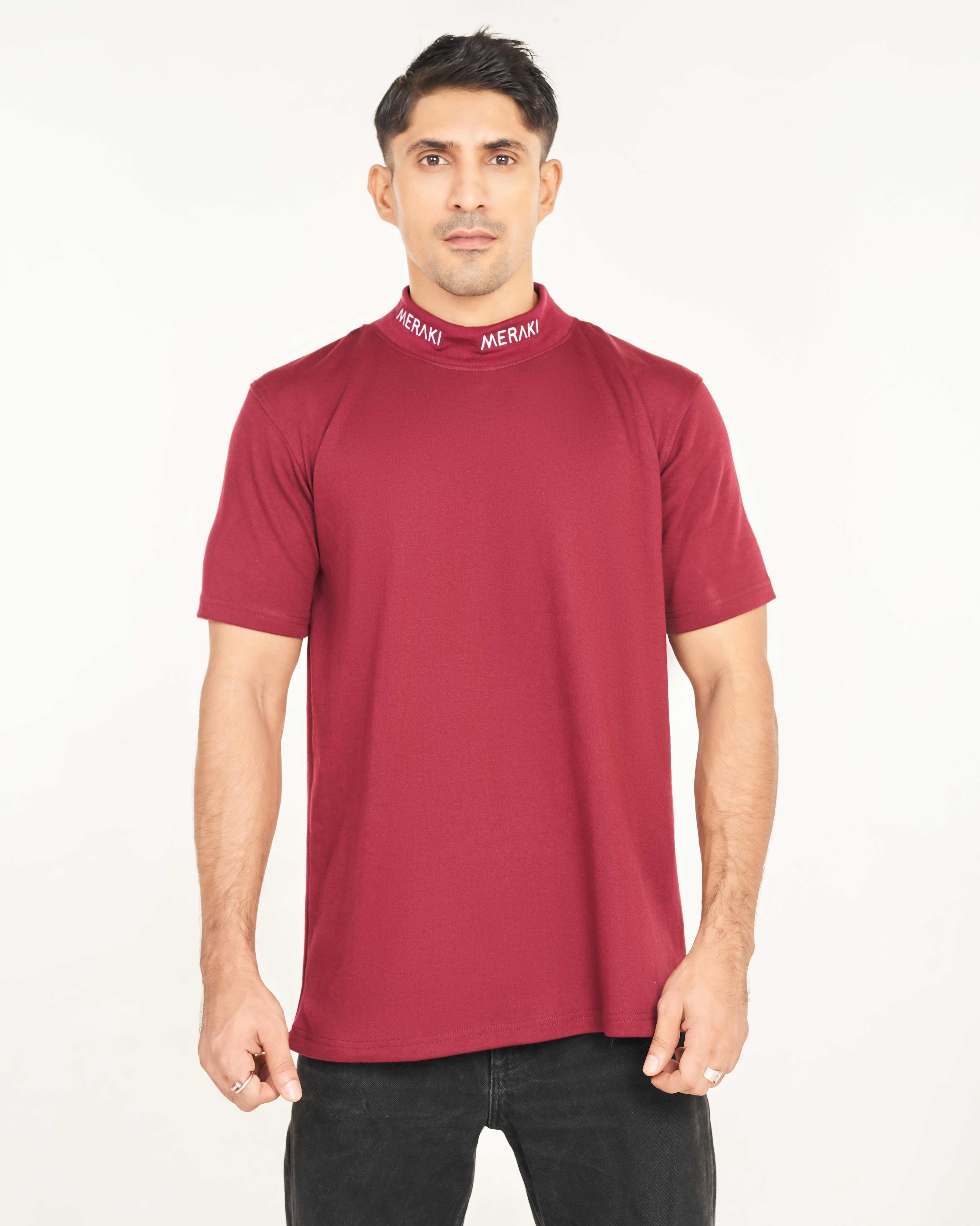 Unisex Statement Tee - Burgundy