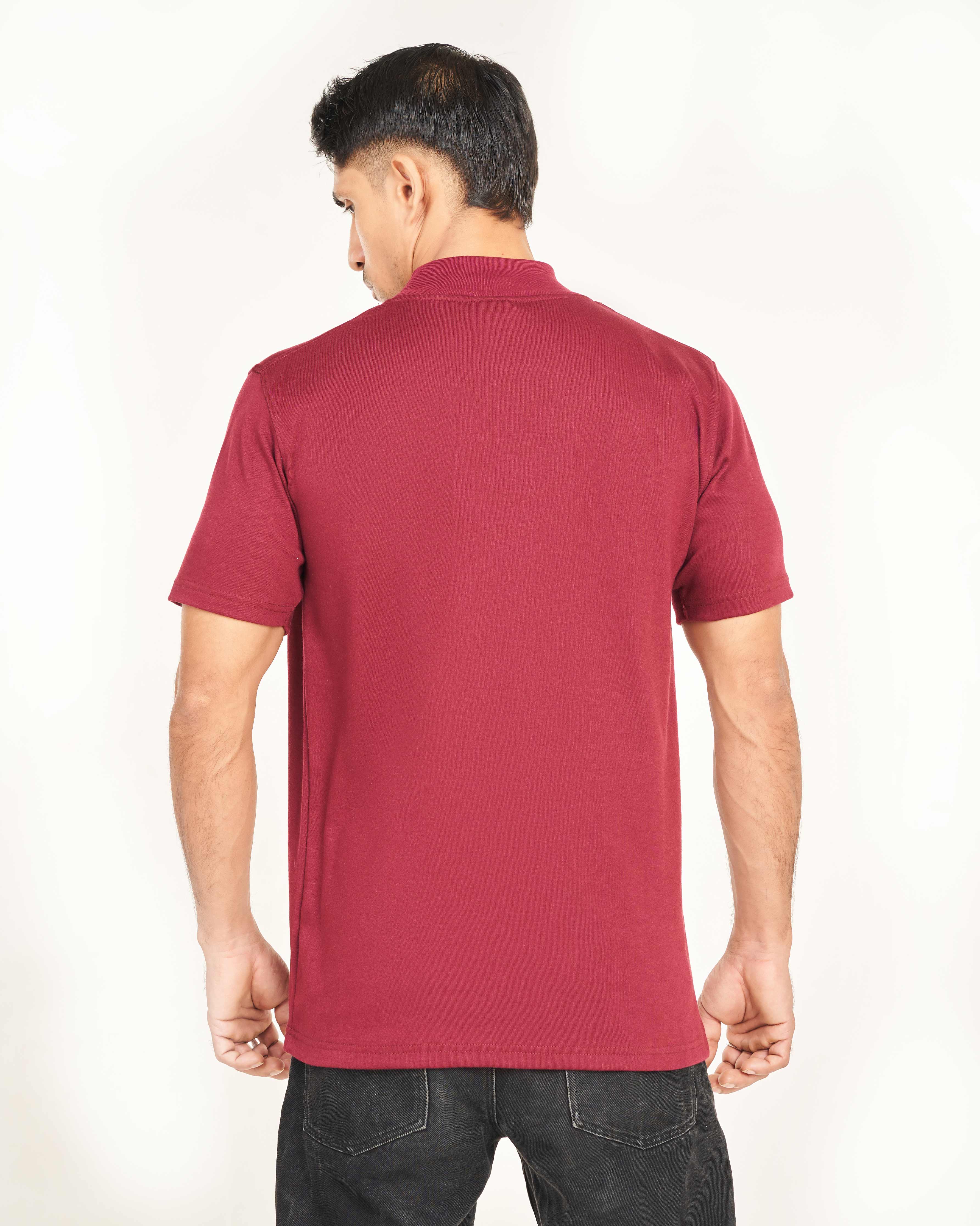 Unisex Statement Tee - Burgundy
