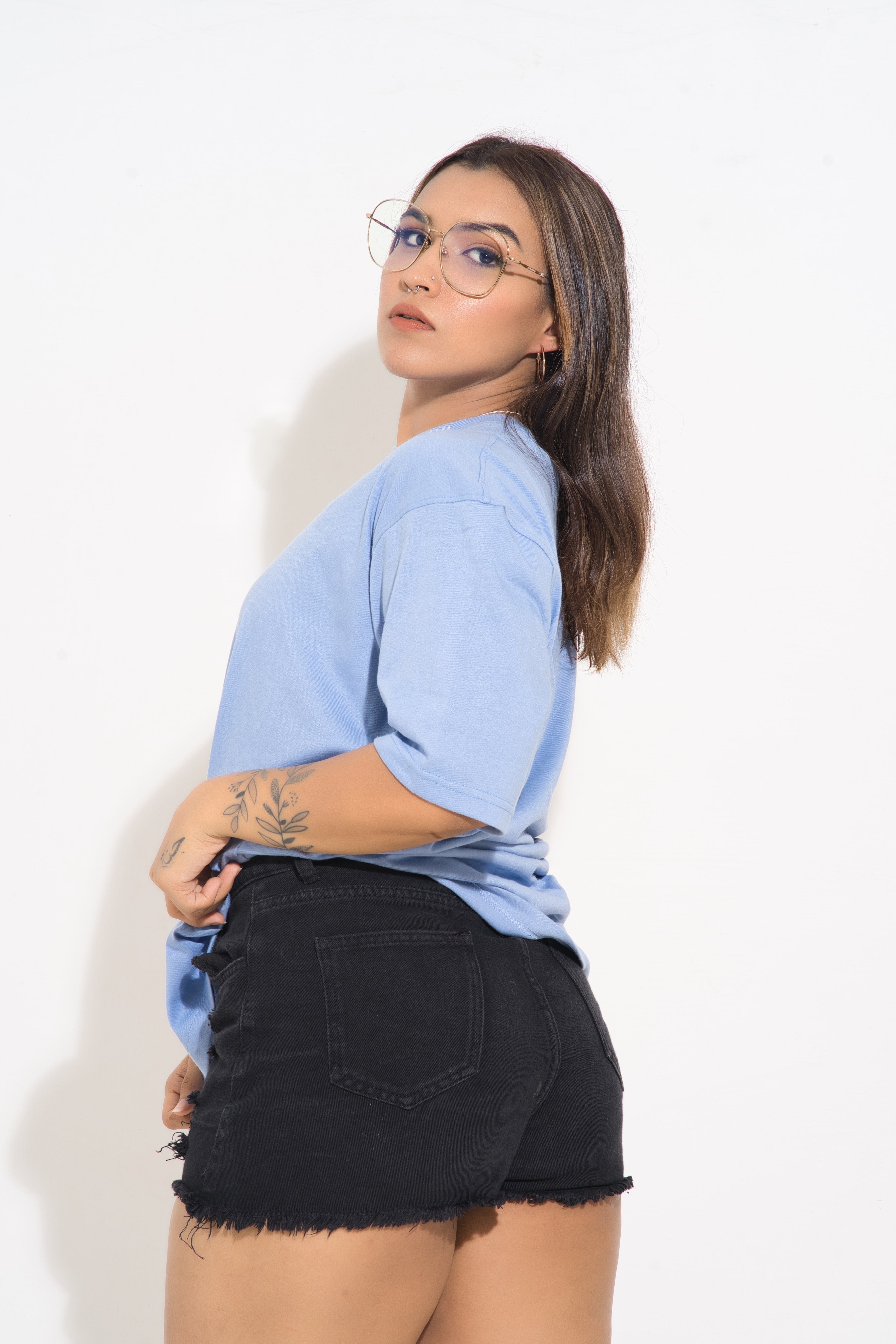 Unisex Core Oversize Tee - Sky Blue