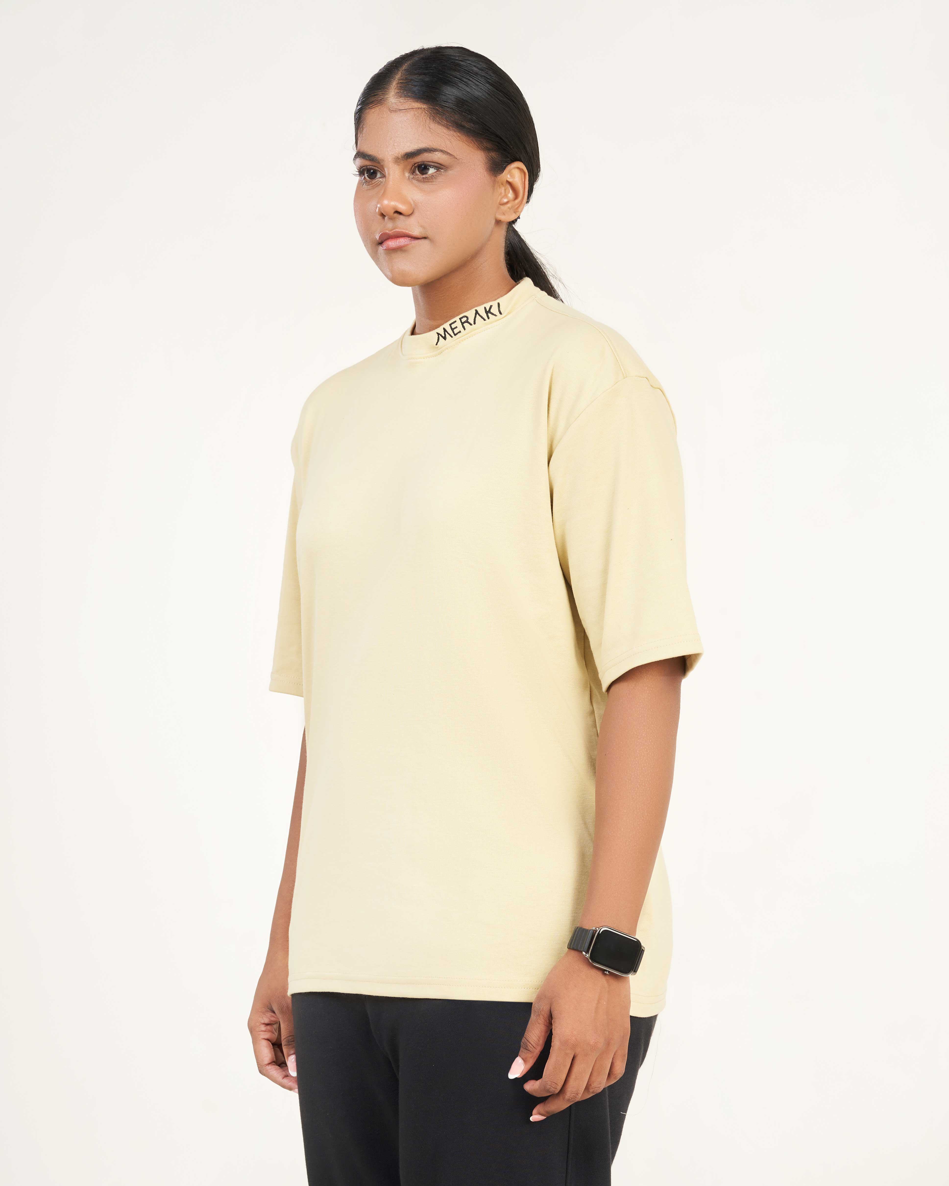 Unisex Core Oversize Tee - Flax