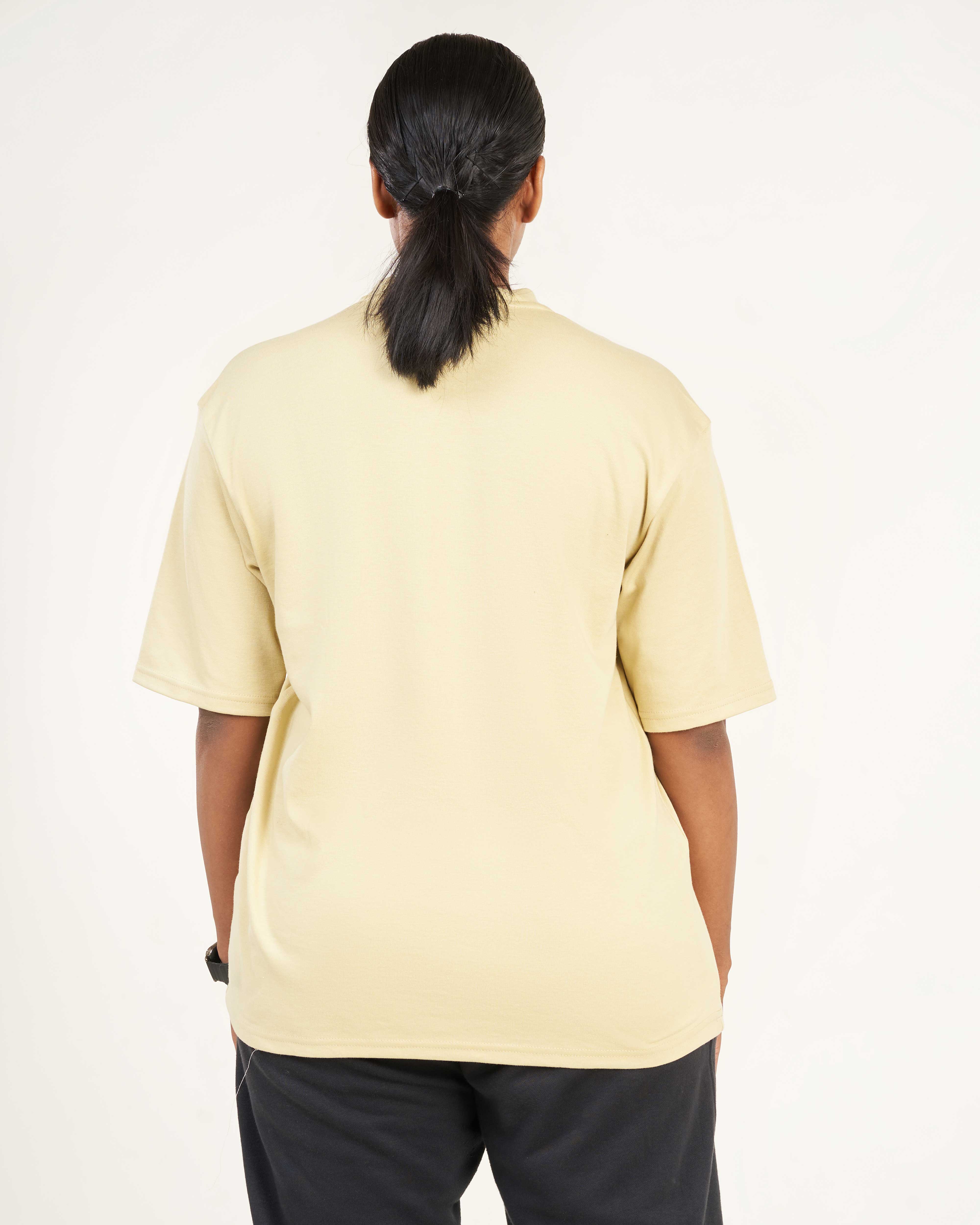 Unisex Core Oversize Tee - Flax