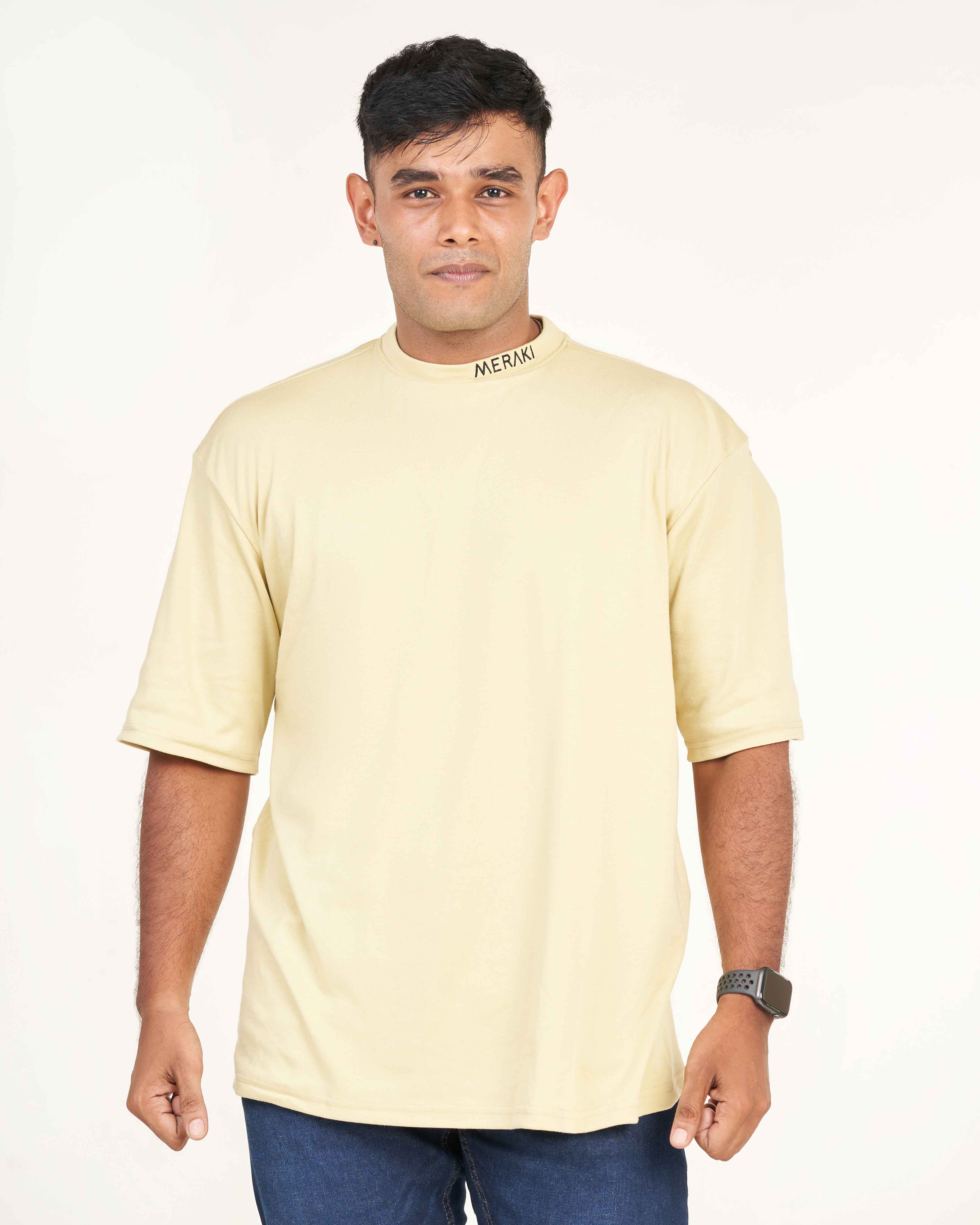 Unisex Core Oversize Tee - Flax