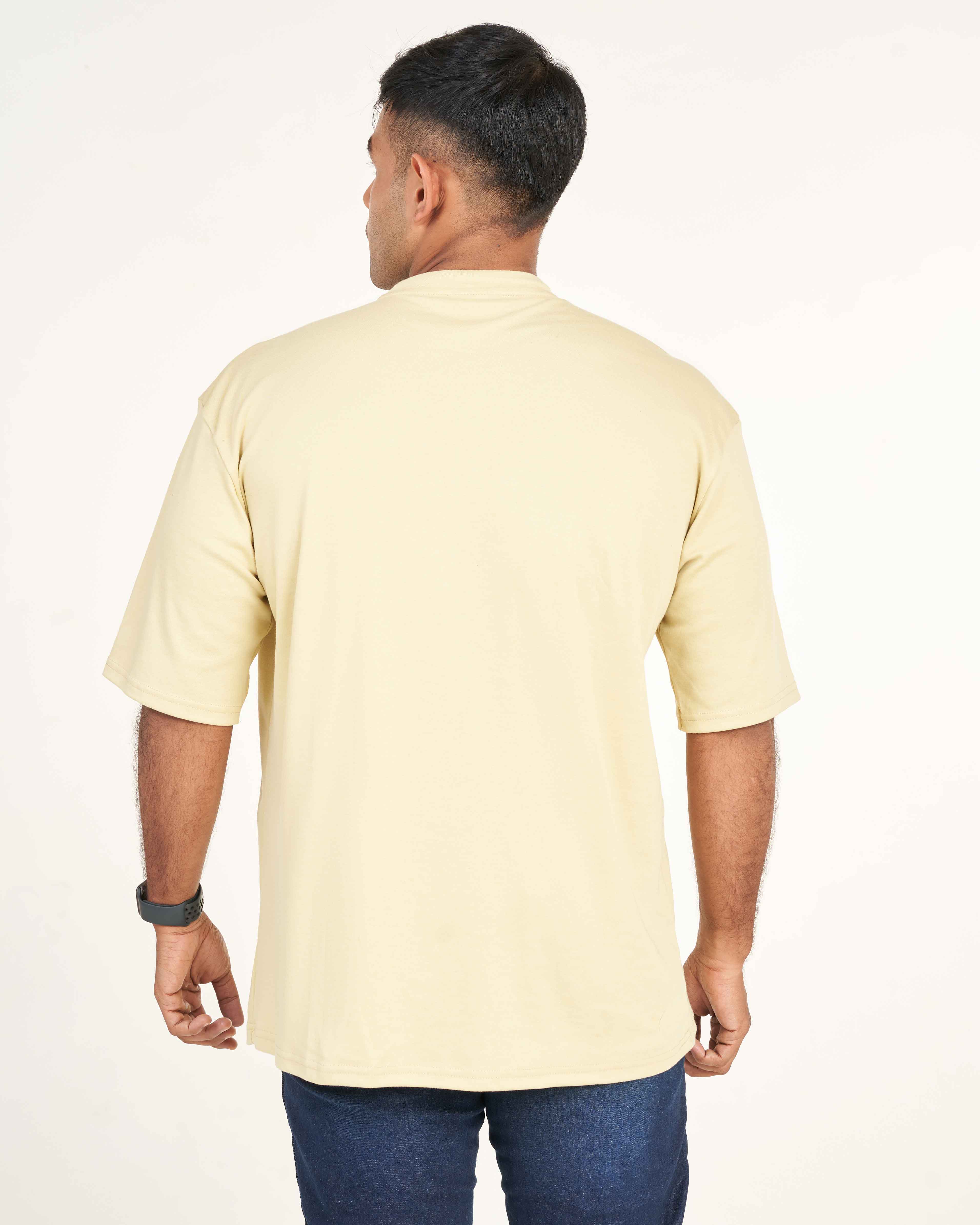 Unisex Core Oversize Tee - Flax