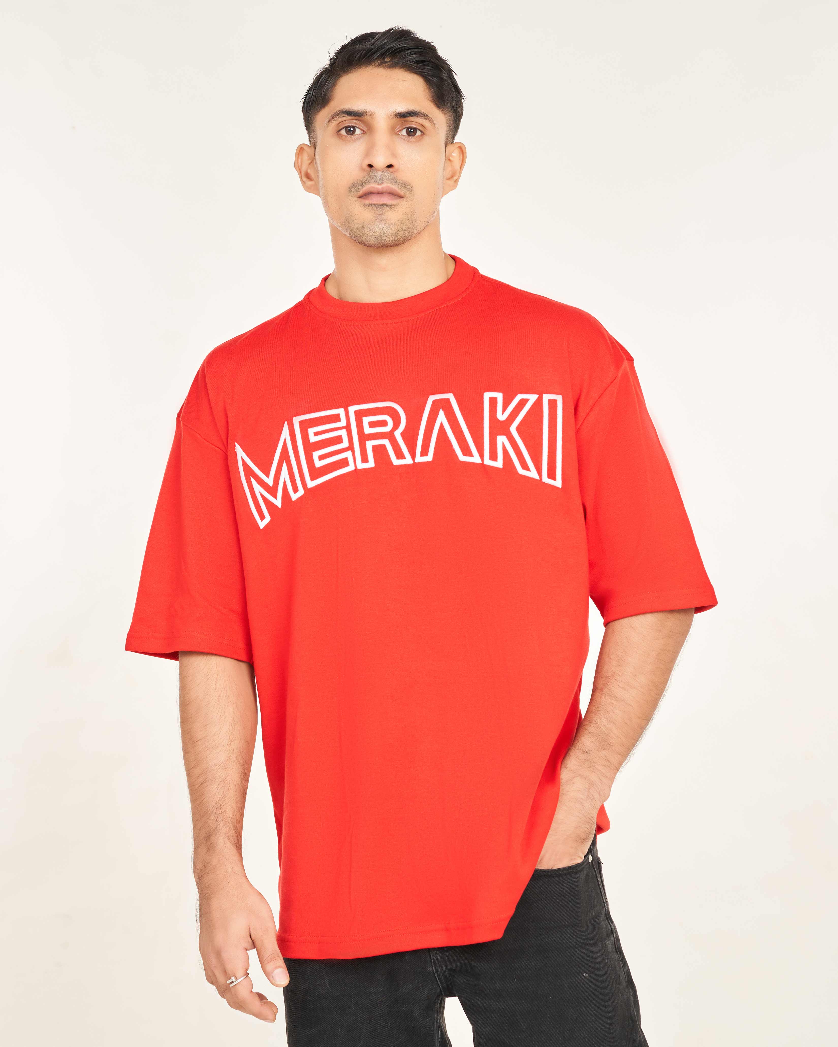 Unisex Warrior Oversize Tee - Ruby