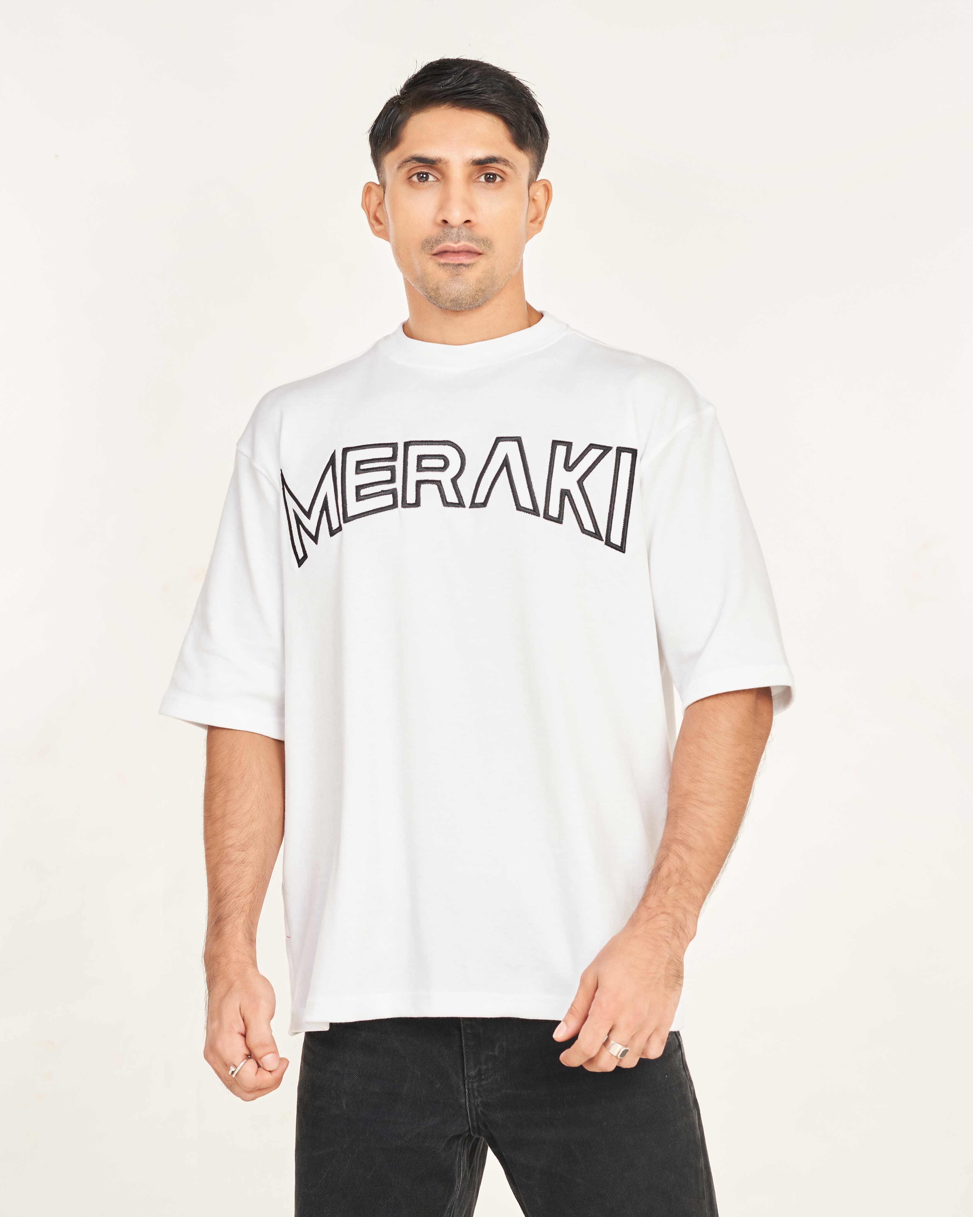 Unisex Warrior Oversize Tee - Frost White