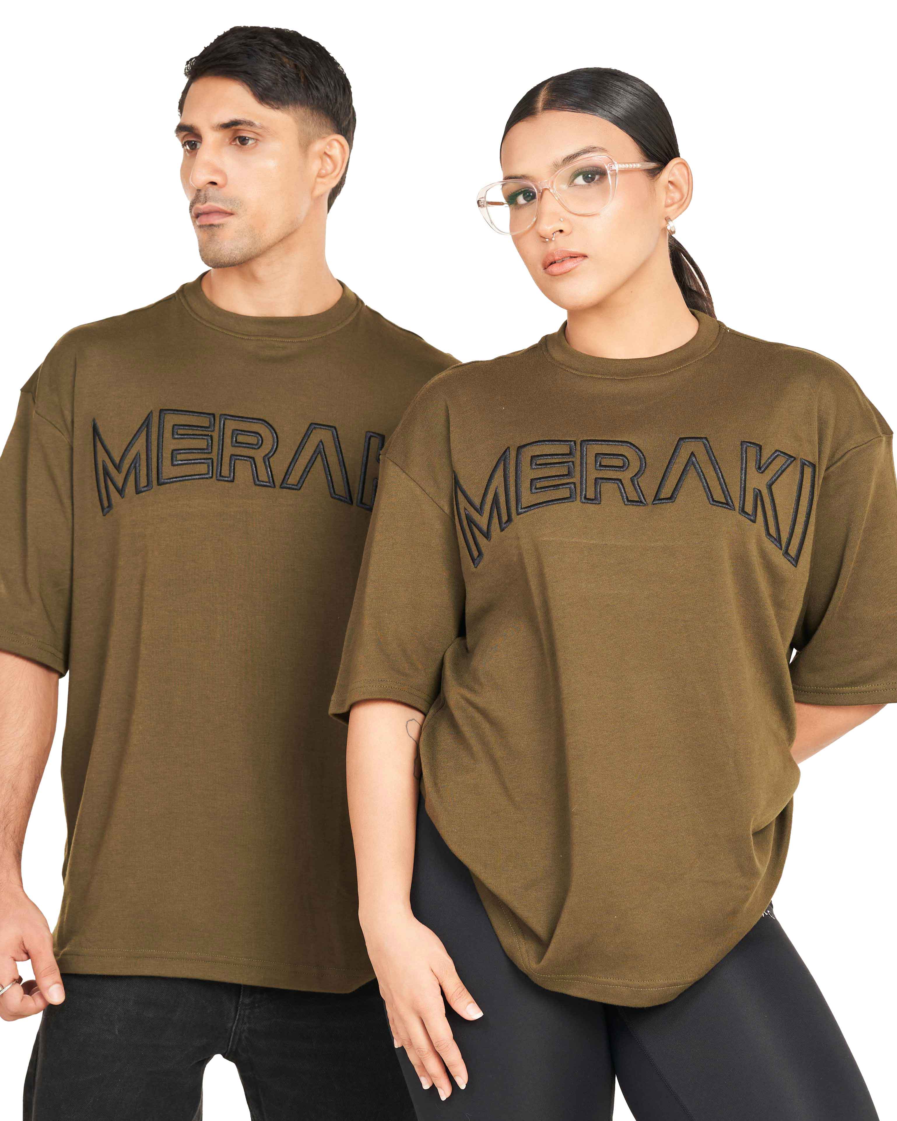 Unisex Warrior Oversize Tee - Moss Grey