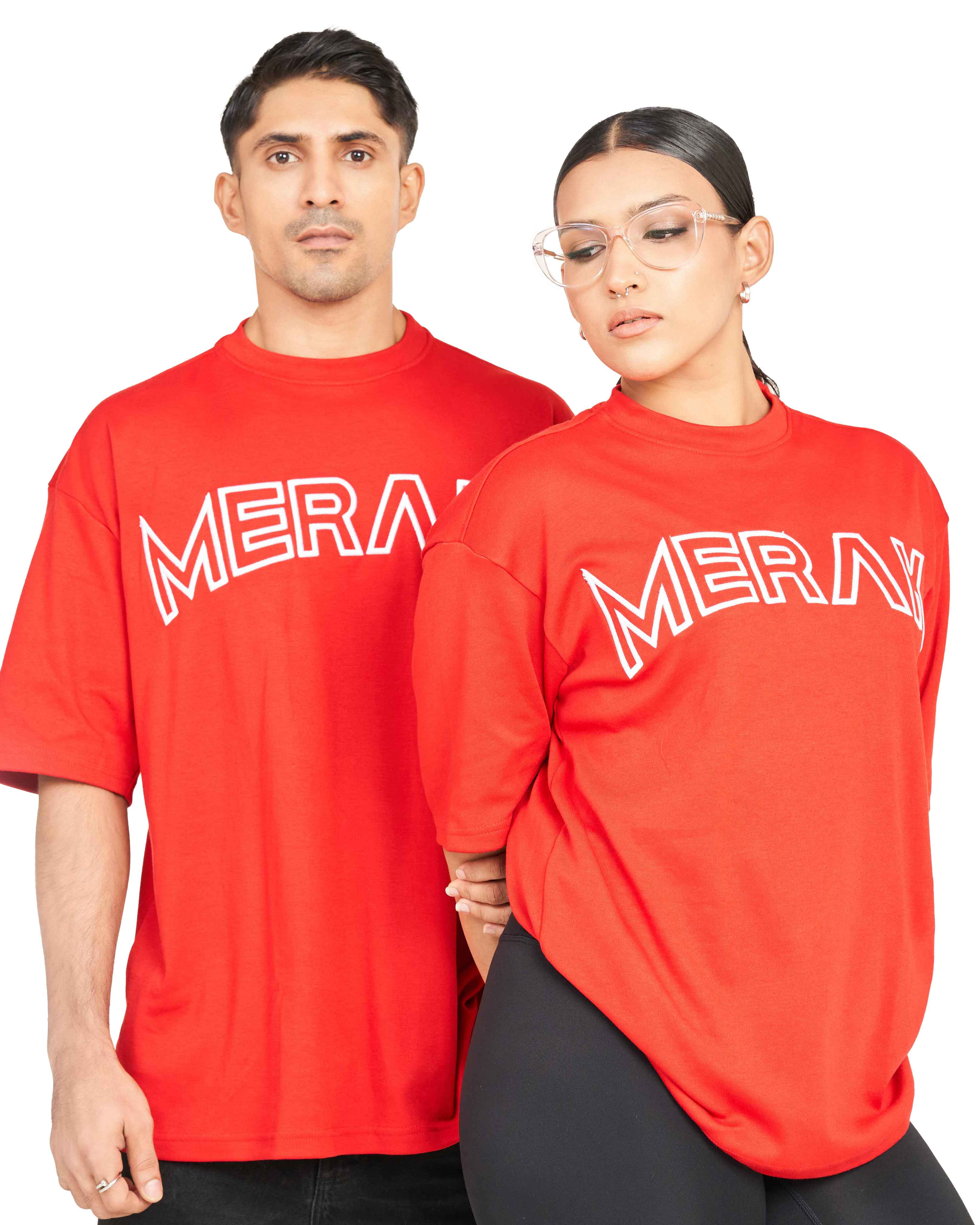 Unisex Warrior Oversize Tee - Ruby