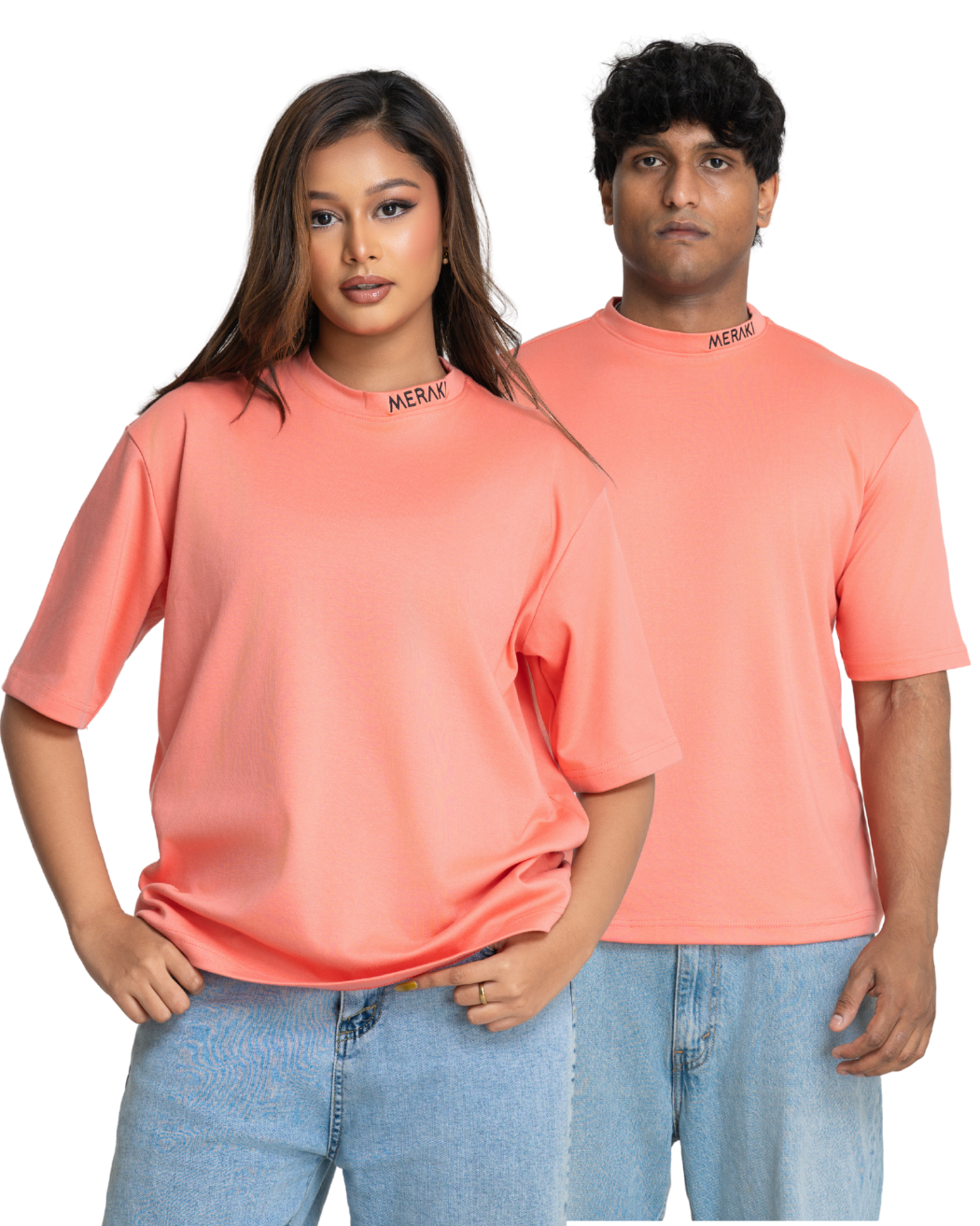 Unisex Core Oversize Tee - Peach