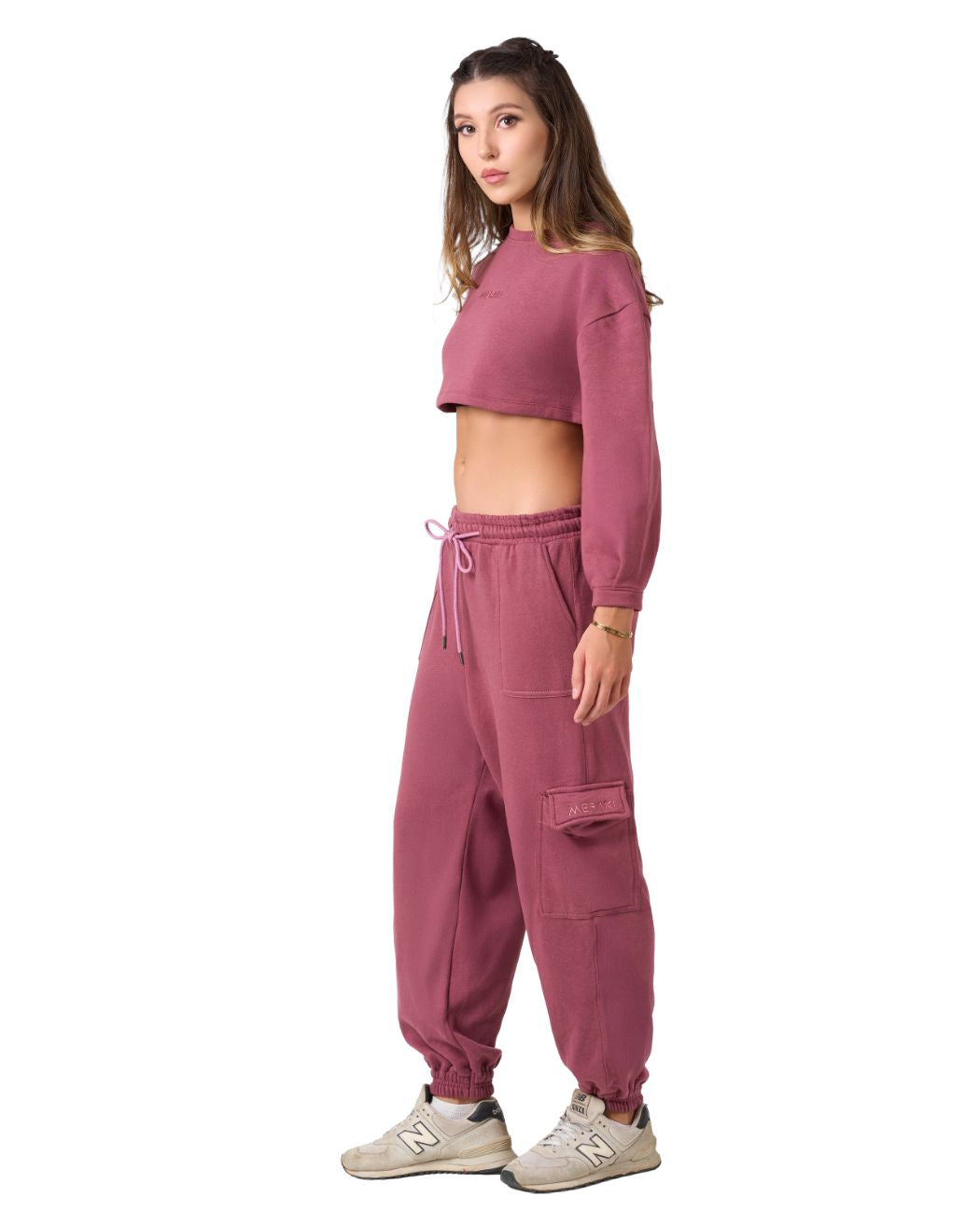 Shelyn Cargo Jogger - Rosewood