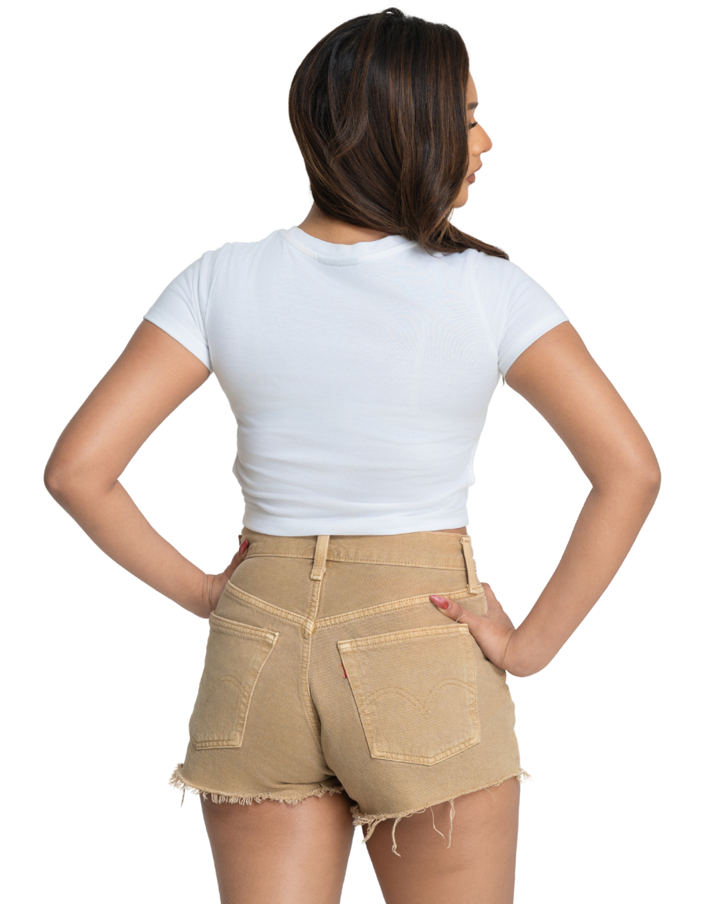 Dazzy Crop Tee - Blue Muse