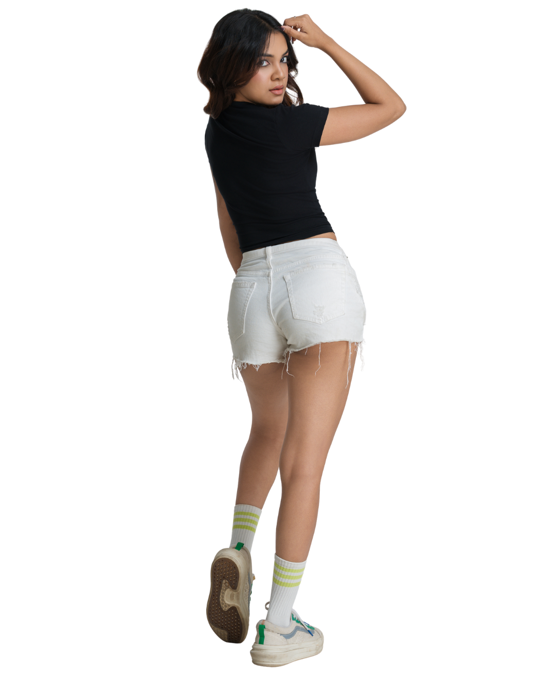 Bodyline Fit Short Sleeve Crop - Panther