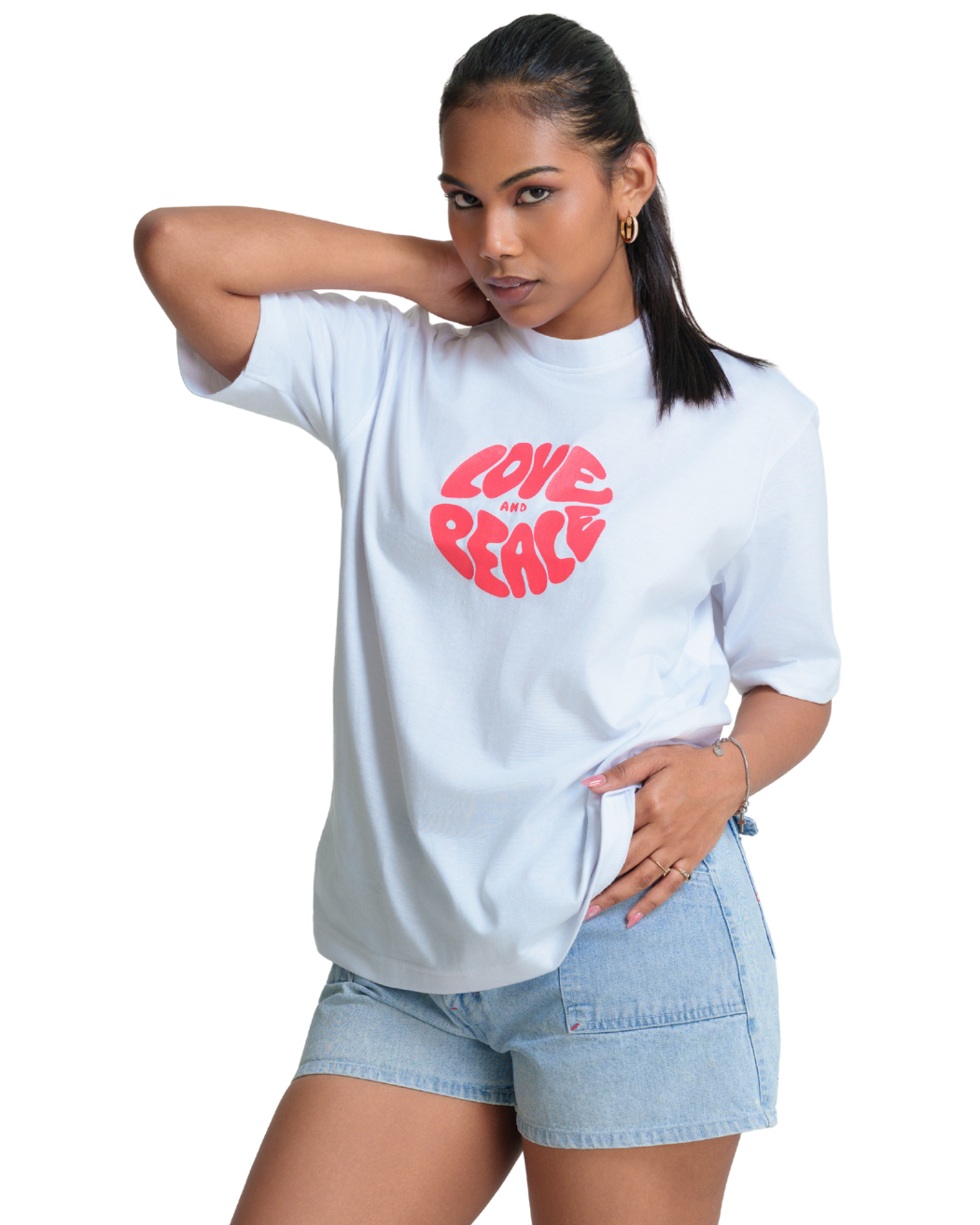 Haven Oversized Tee - Daisy