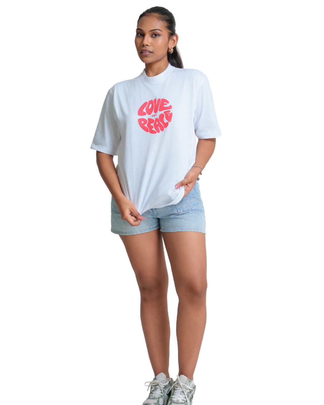 Haven Oversized Tee - Daisy