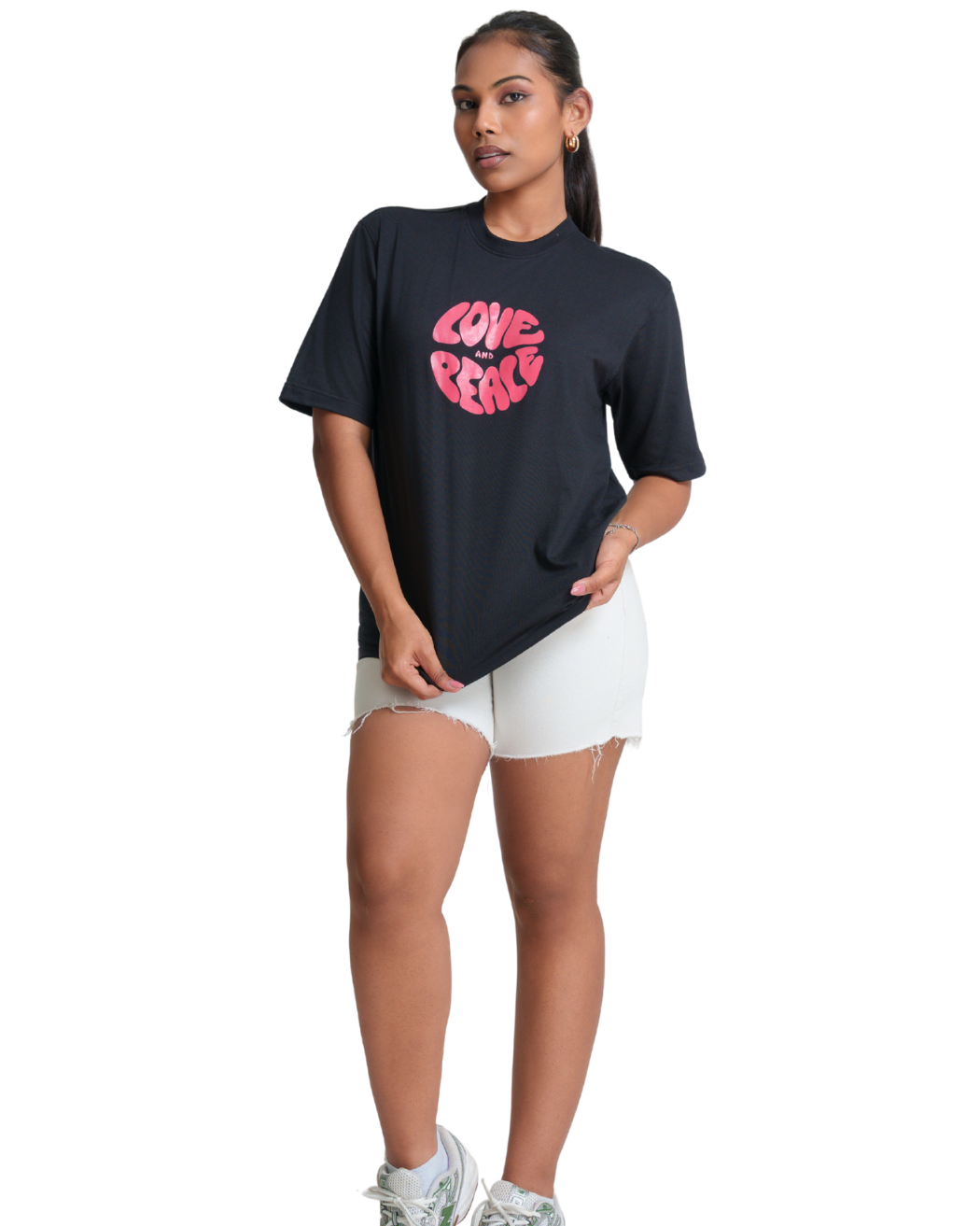 Haven Oversized Tee - Coal