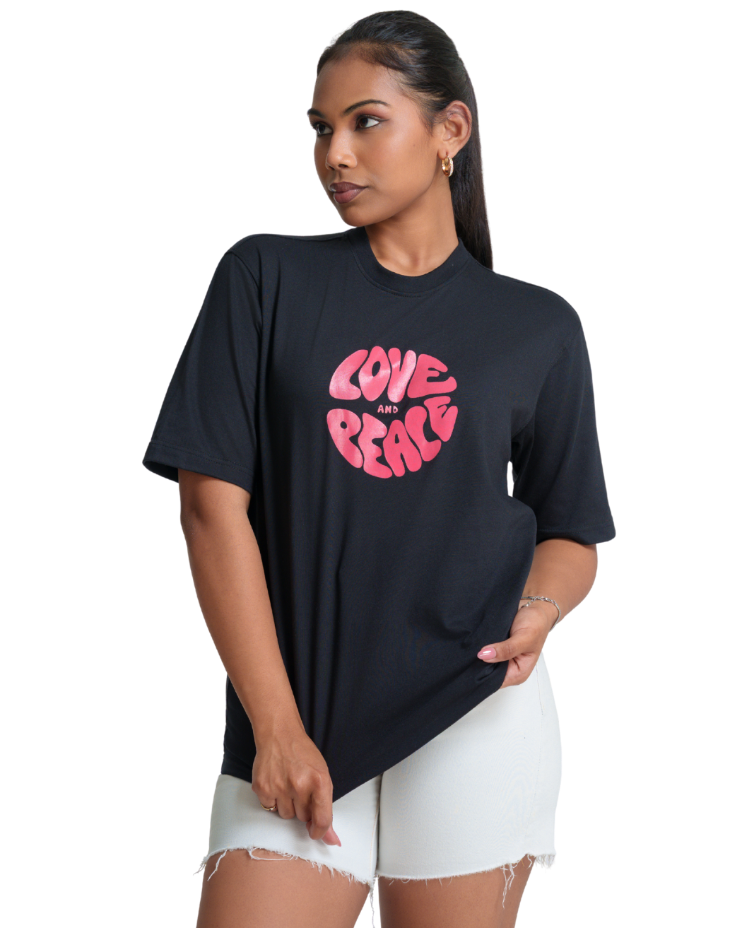 Haven Oversized Tee - Coal