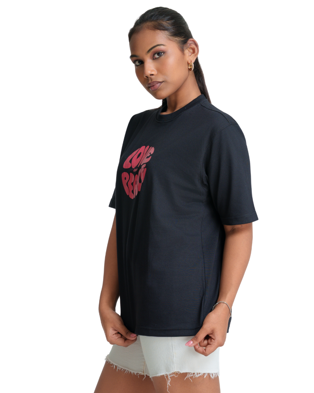 Haven Oversized Tee - Coal