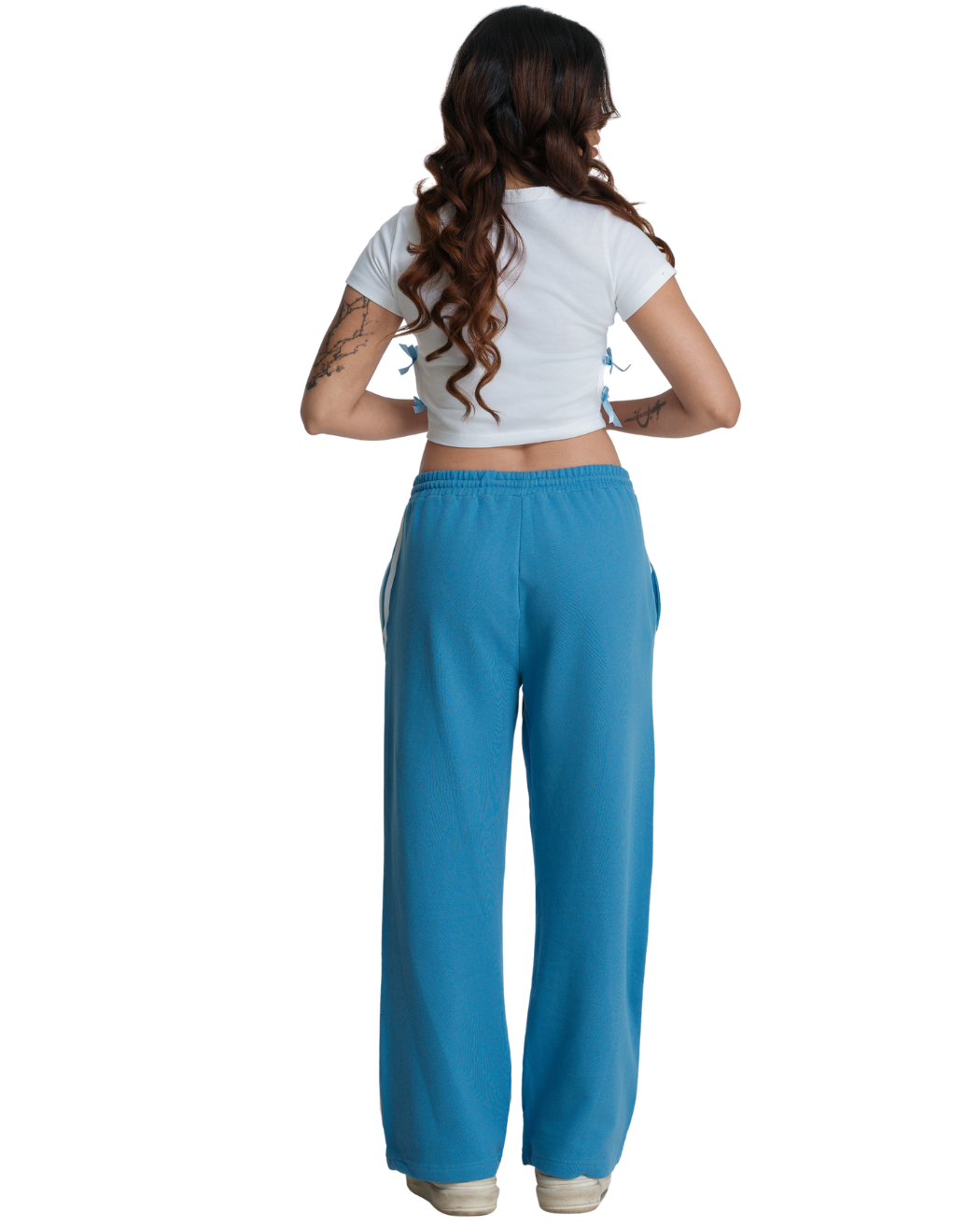 Lyra Relaxed Joggers - Azure