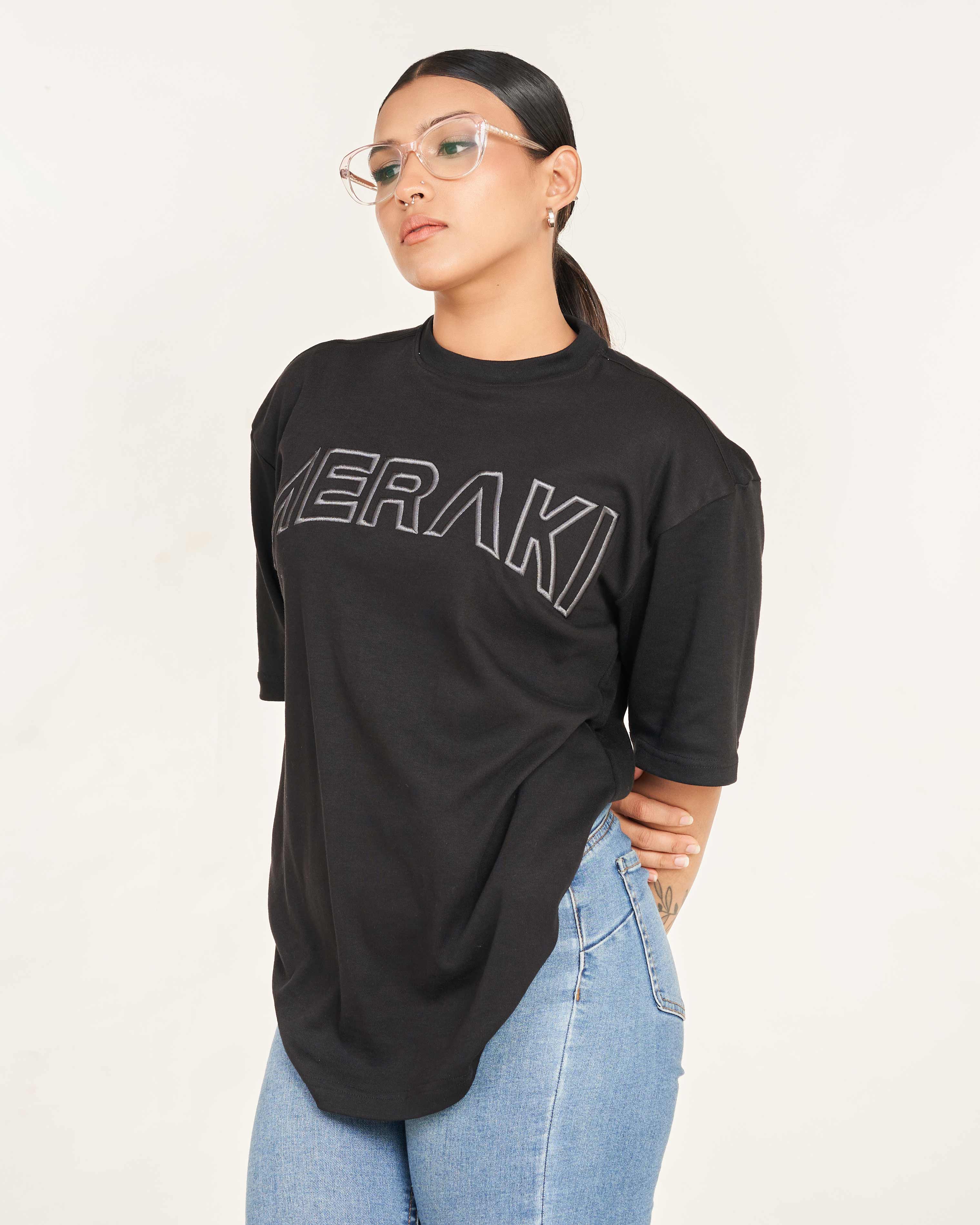 Unisex Warrior Oversize Tee - Charcoal