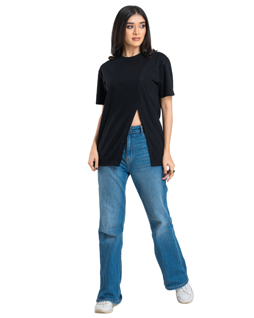 Breakline Oversize Tee - Charcoal