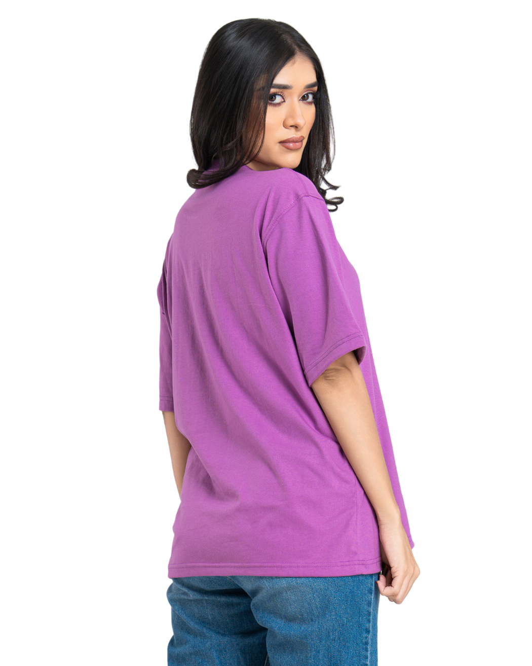 Lil' Delulu Oversize Tee - Orchid