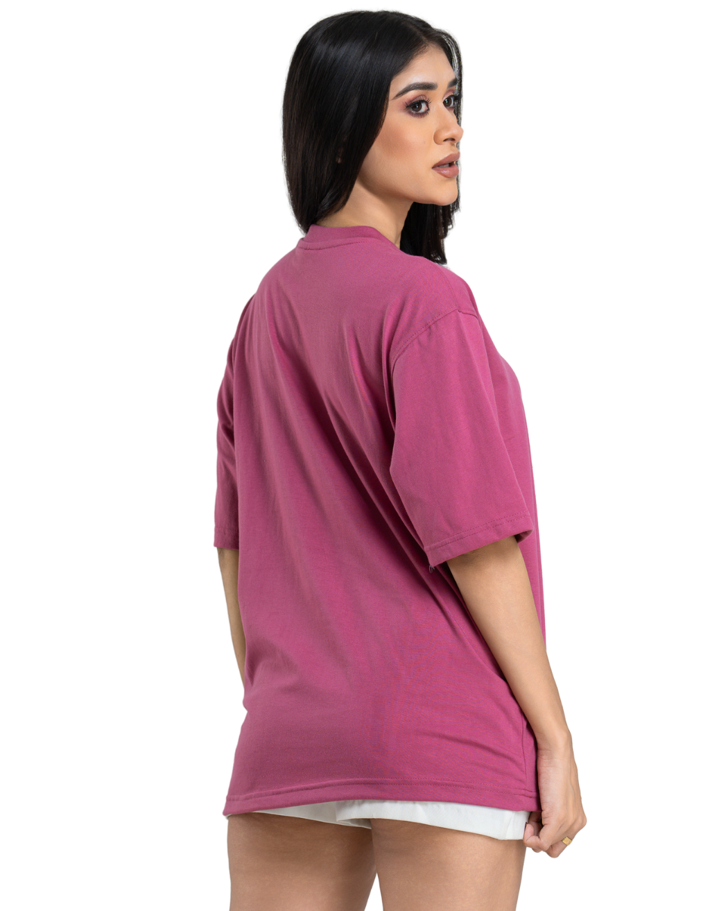 Lil' Delulu Oversize Tee - Mulberry