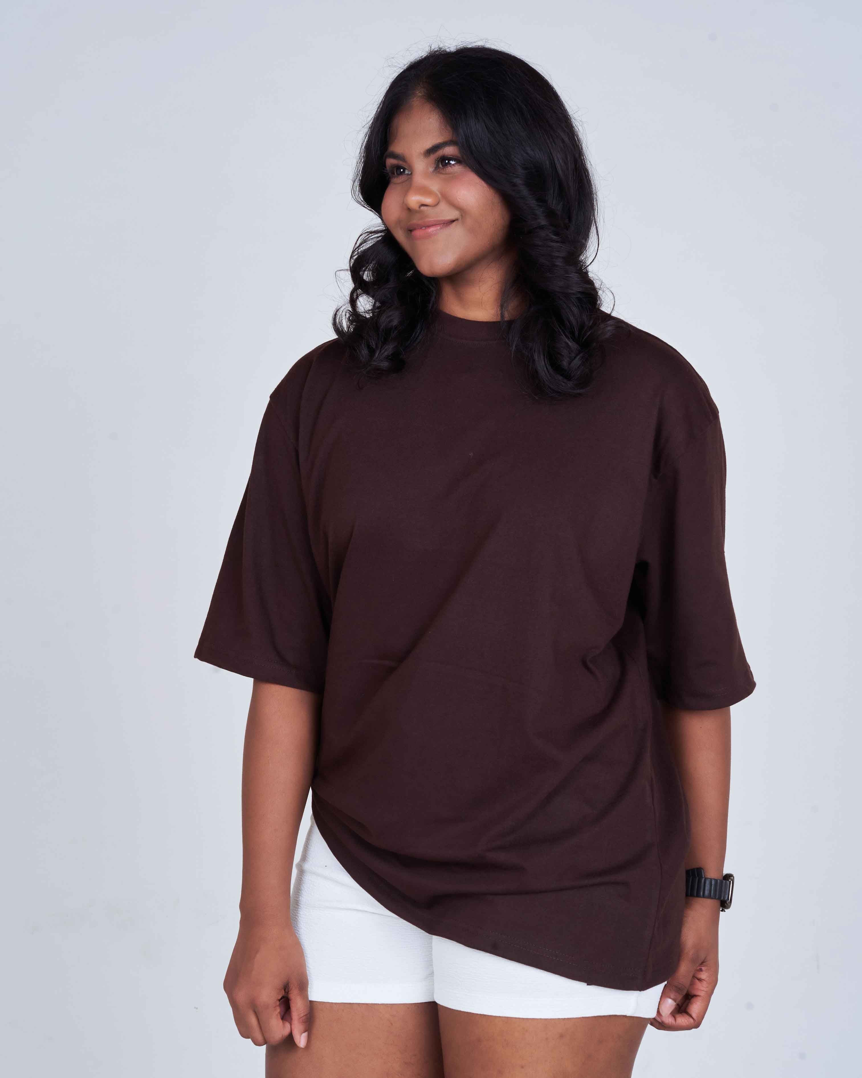 Everyday Oversize Tee - Cocoa