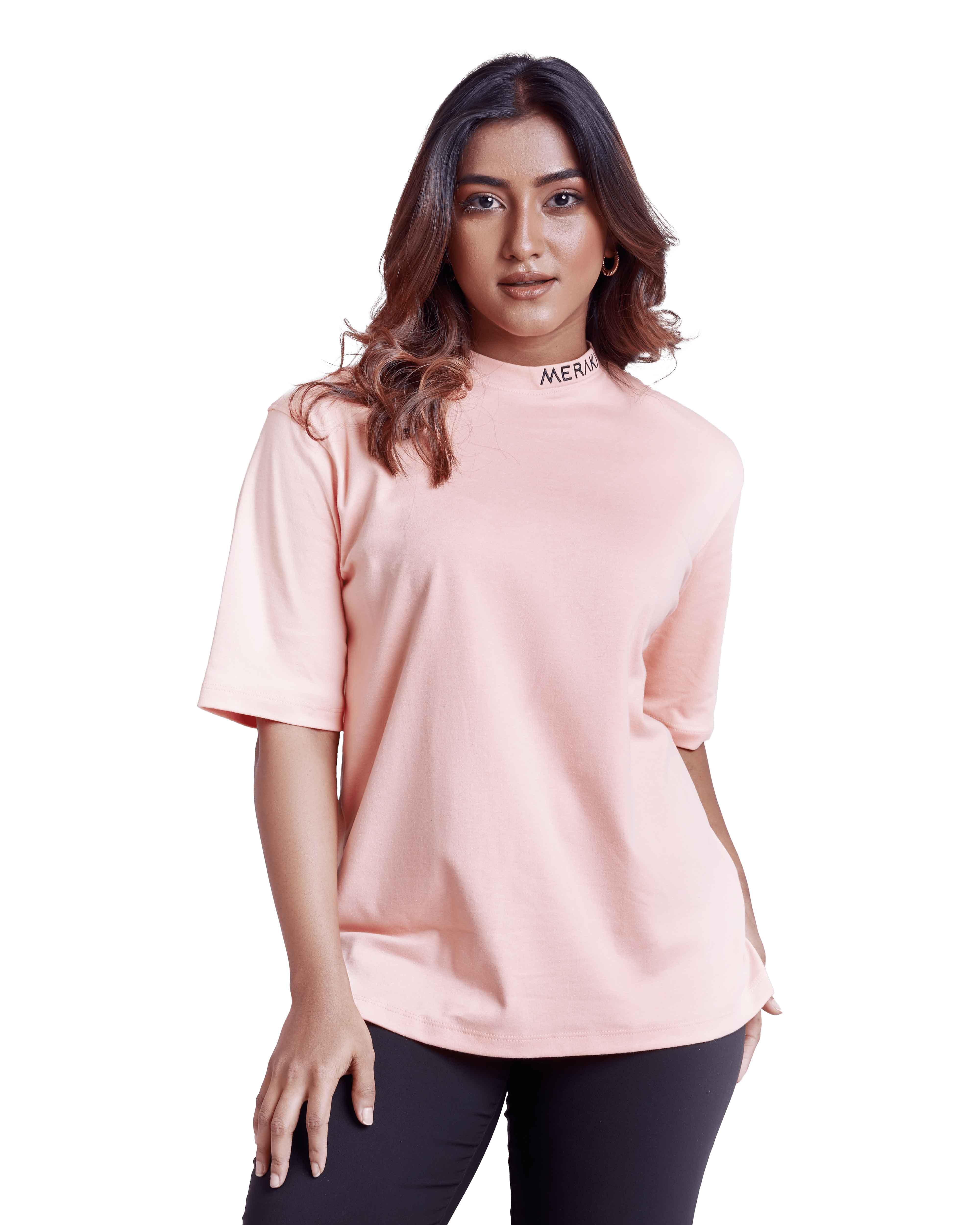 Unisex Core Oversize Tee - Peach Fuzz