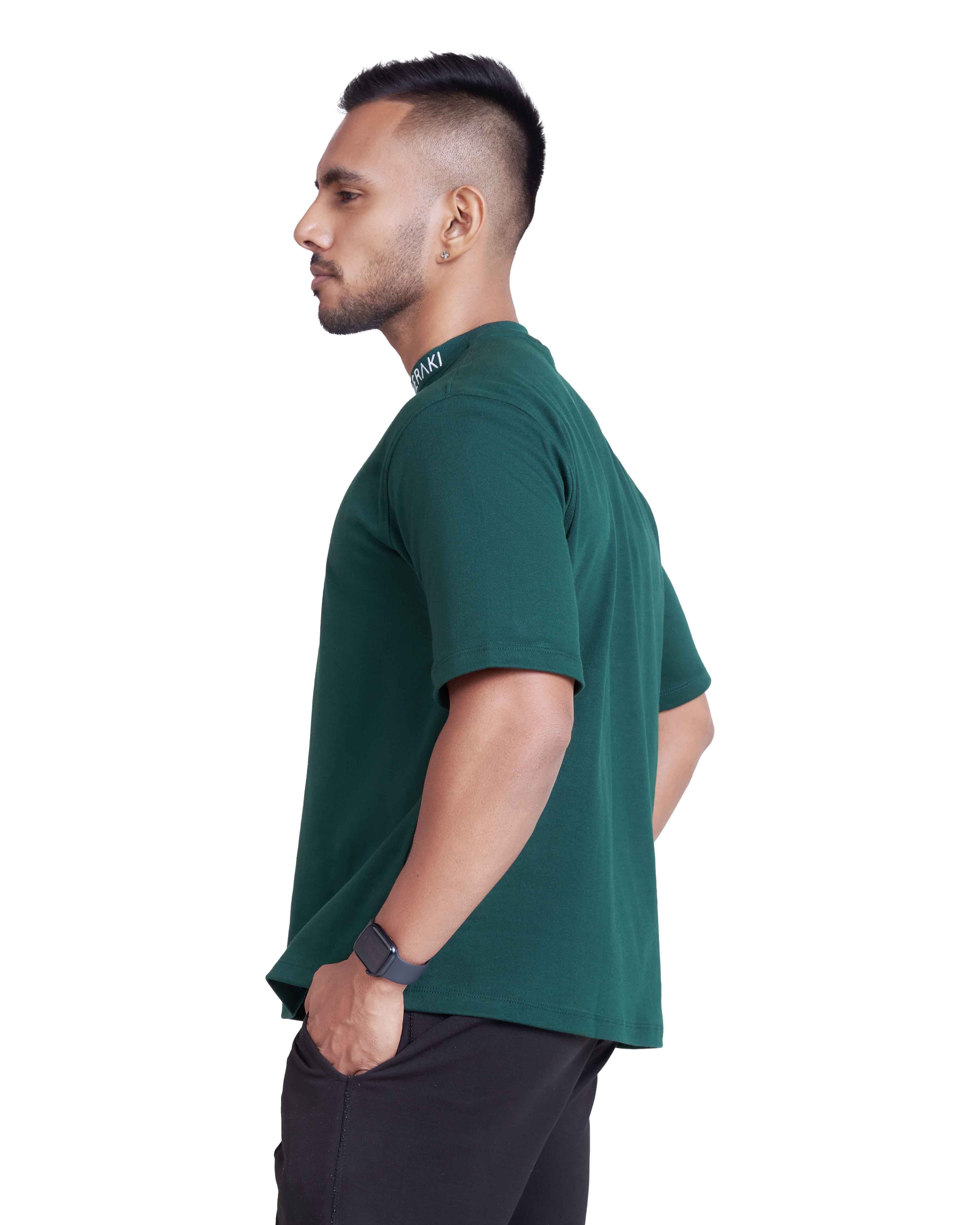 Unisex Core Oversize Tee - Forest Green