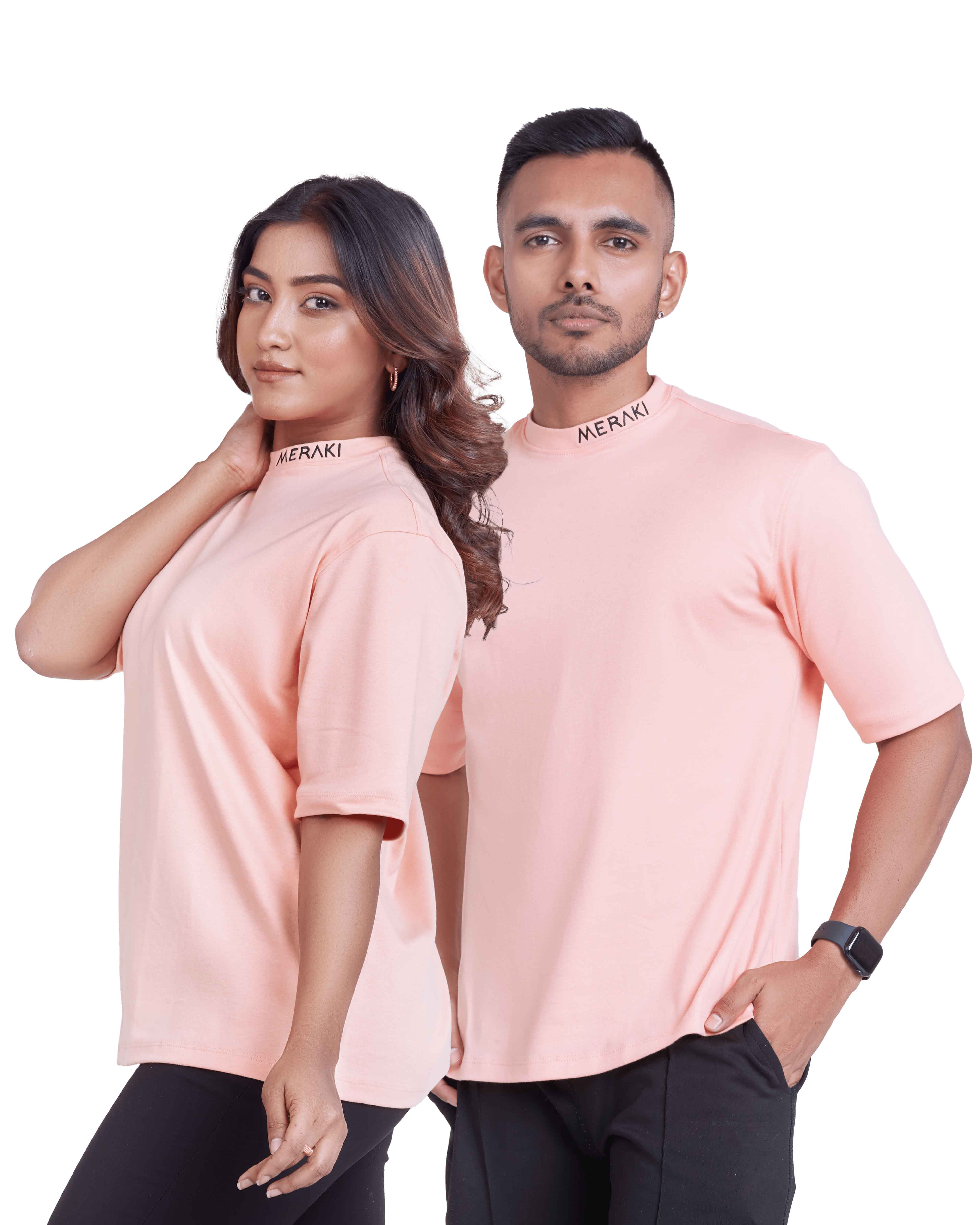 Unisex Core Oversize Tee - Peach Fuzz